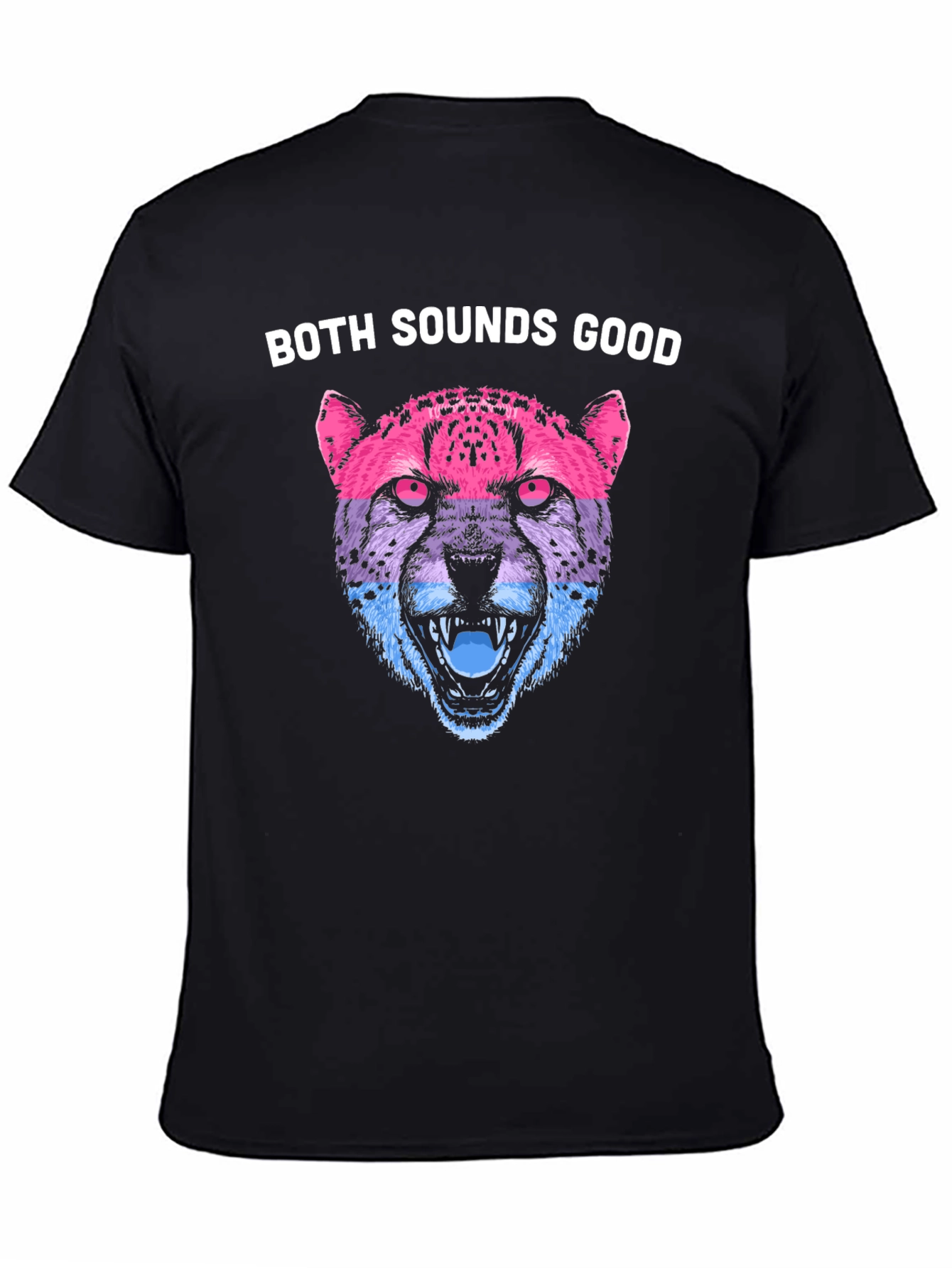 Bisexual Pride Cheetah Graphic T-Shirt