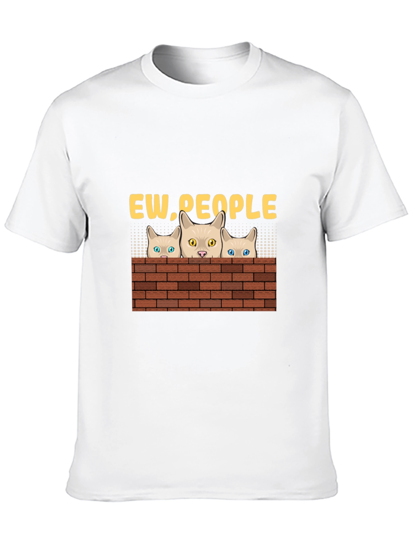 Ew People Cat T-Shirt - Funny Graphic Tee