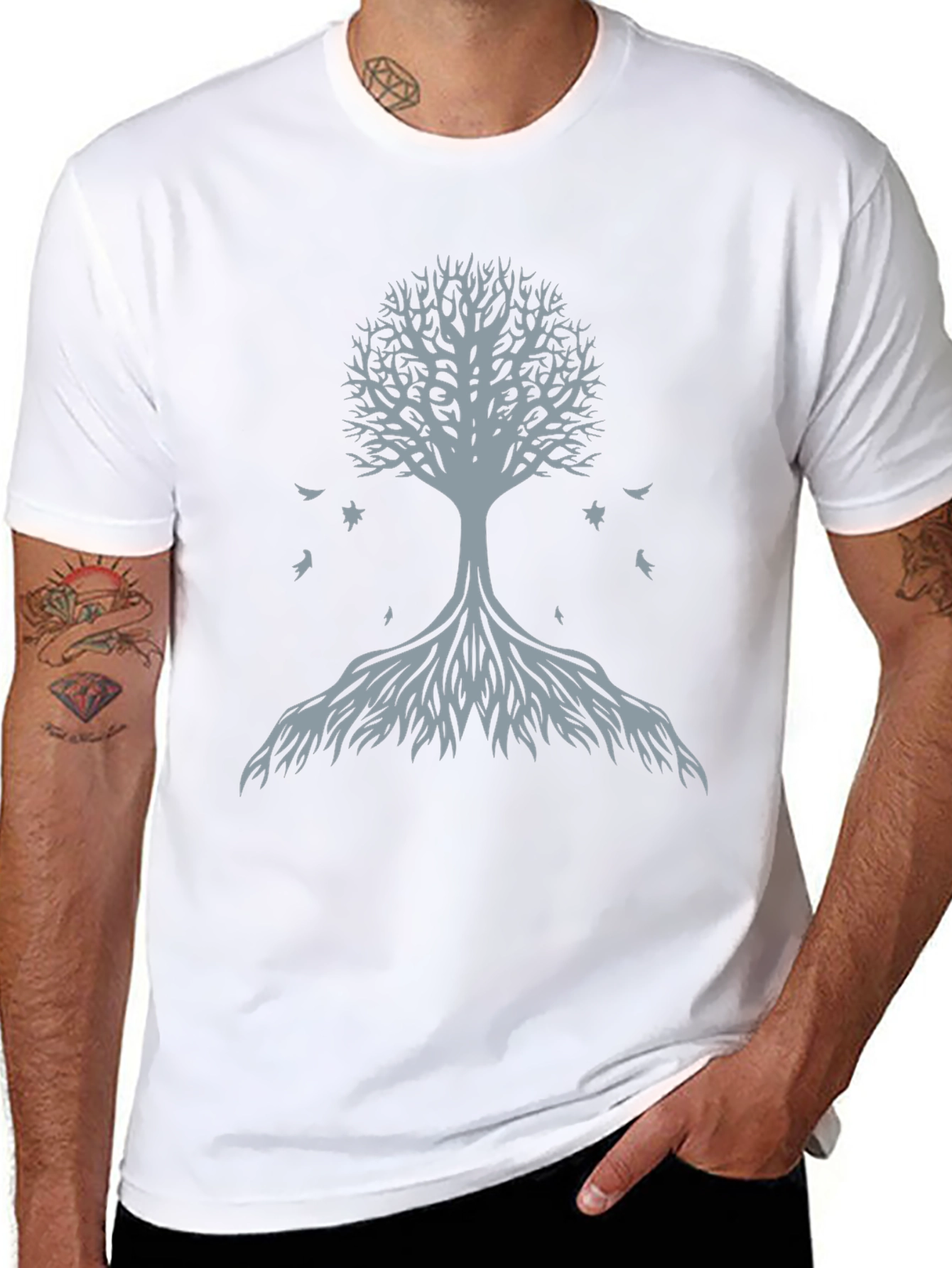 Black Tree of Life T-Shirt - Unique Graphic Tee