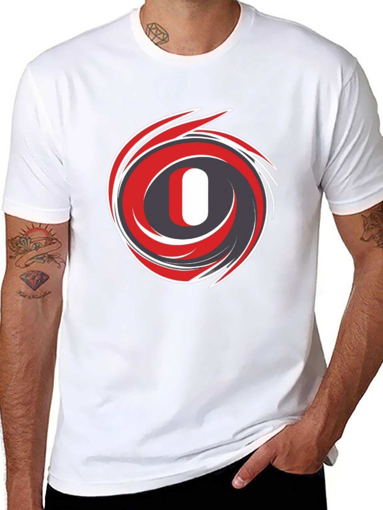 Vortex Graphic Tee - Modern Style