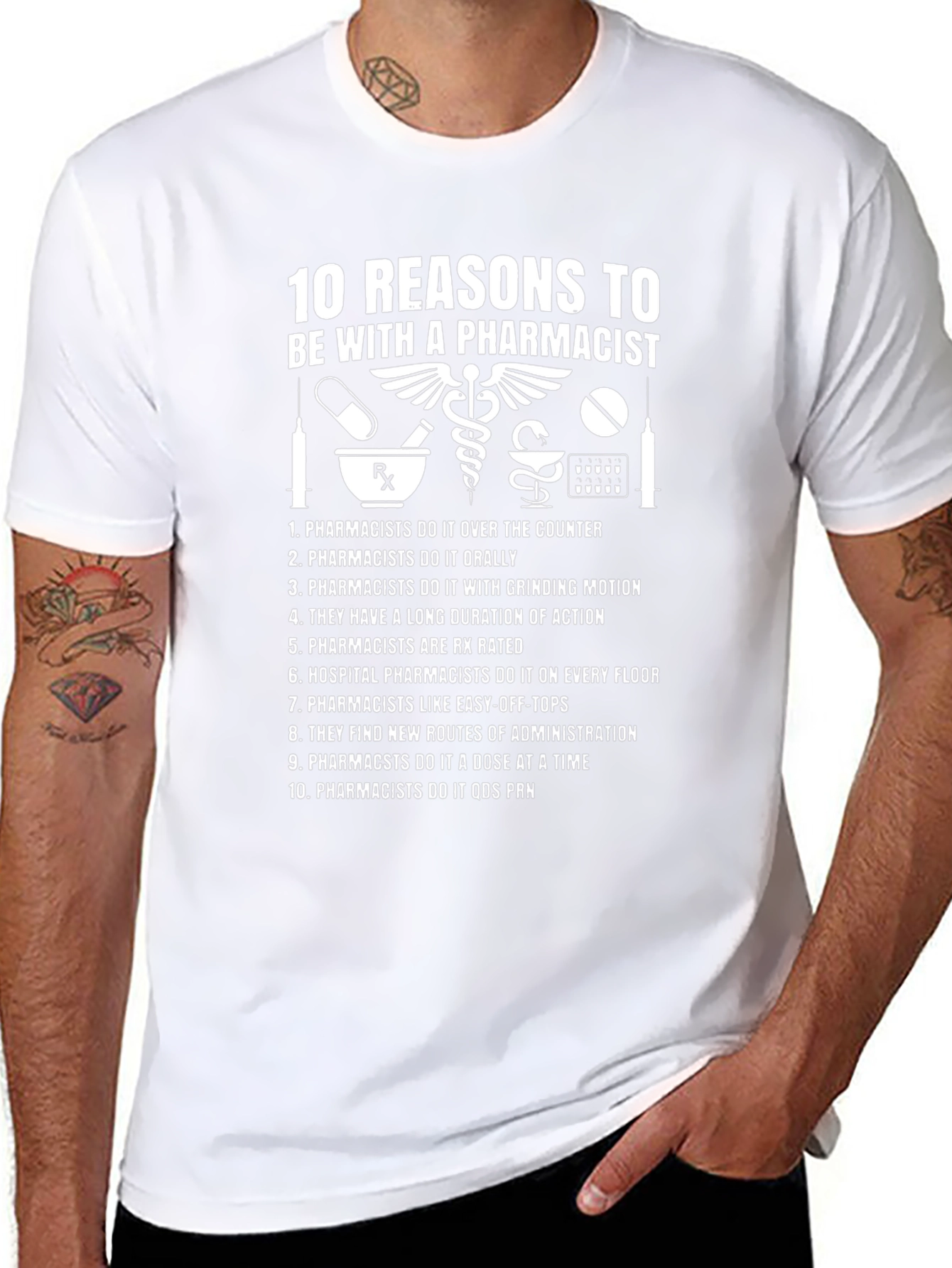 10 Reasons to Date a Pharmacist T-Shirt