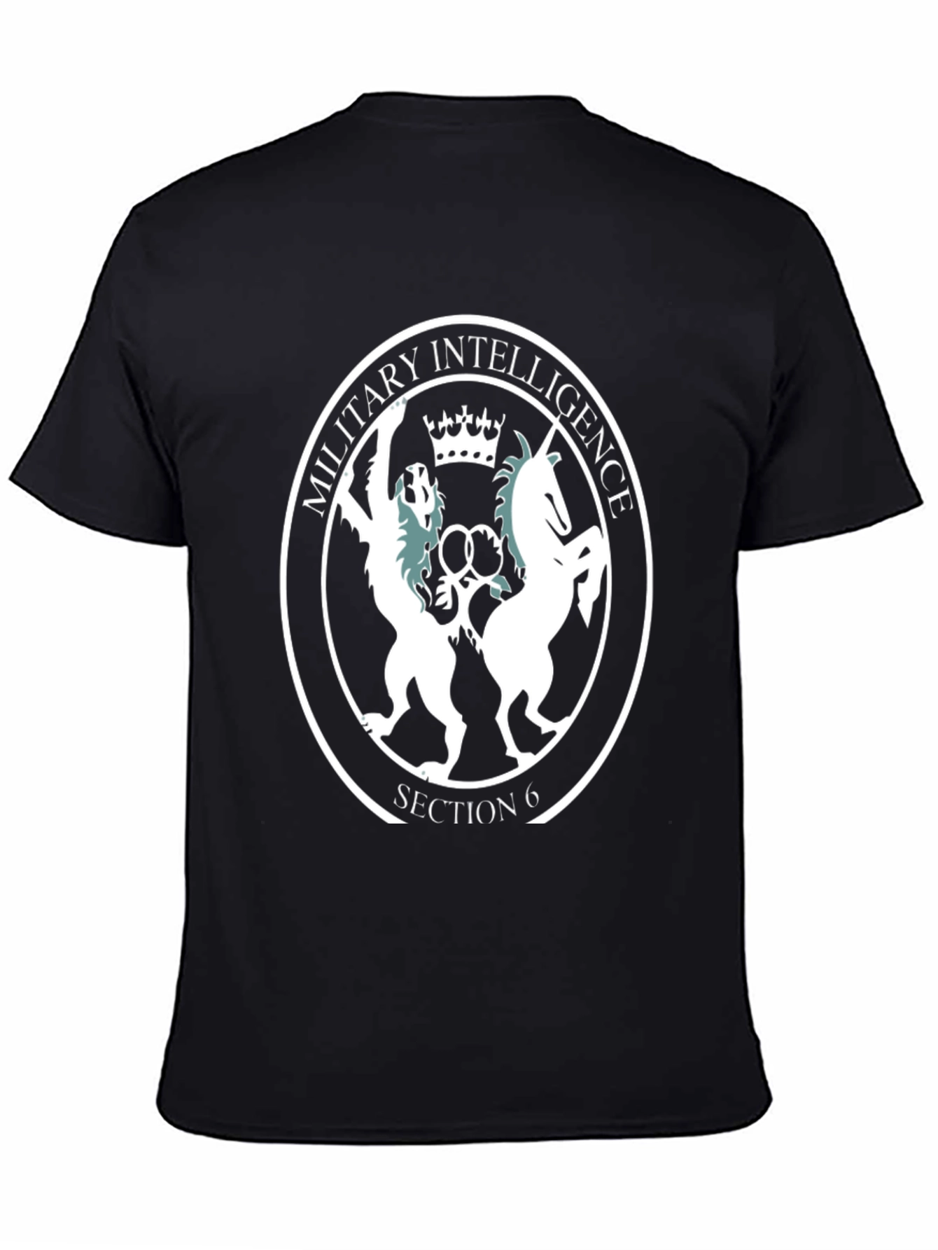 Military Intelligence Section 6 Black T-Shirt