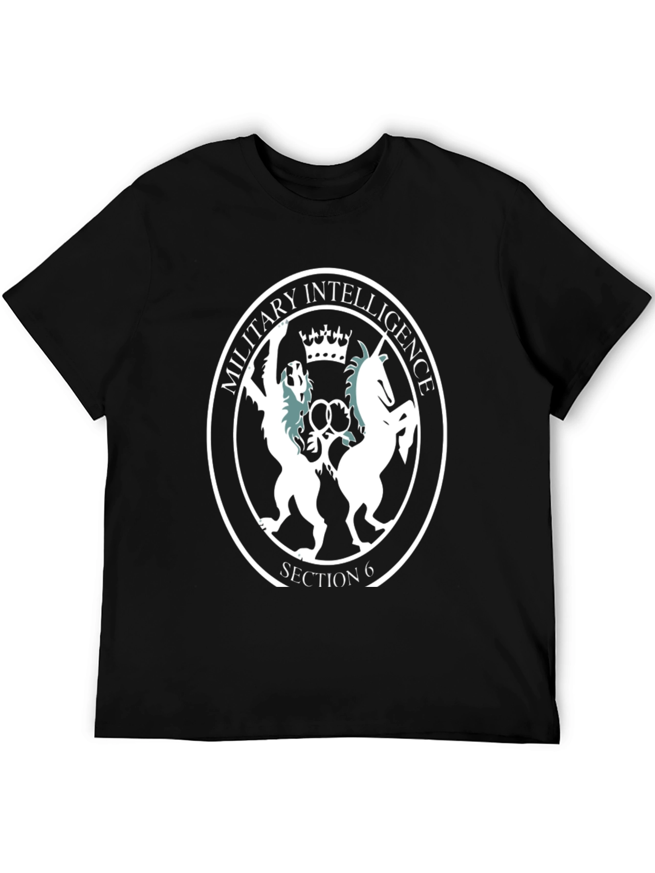 Military Intelligence Section 6 Black T-Shirt