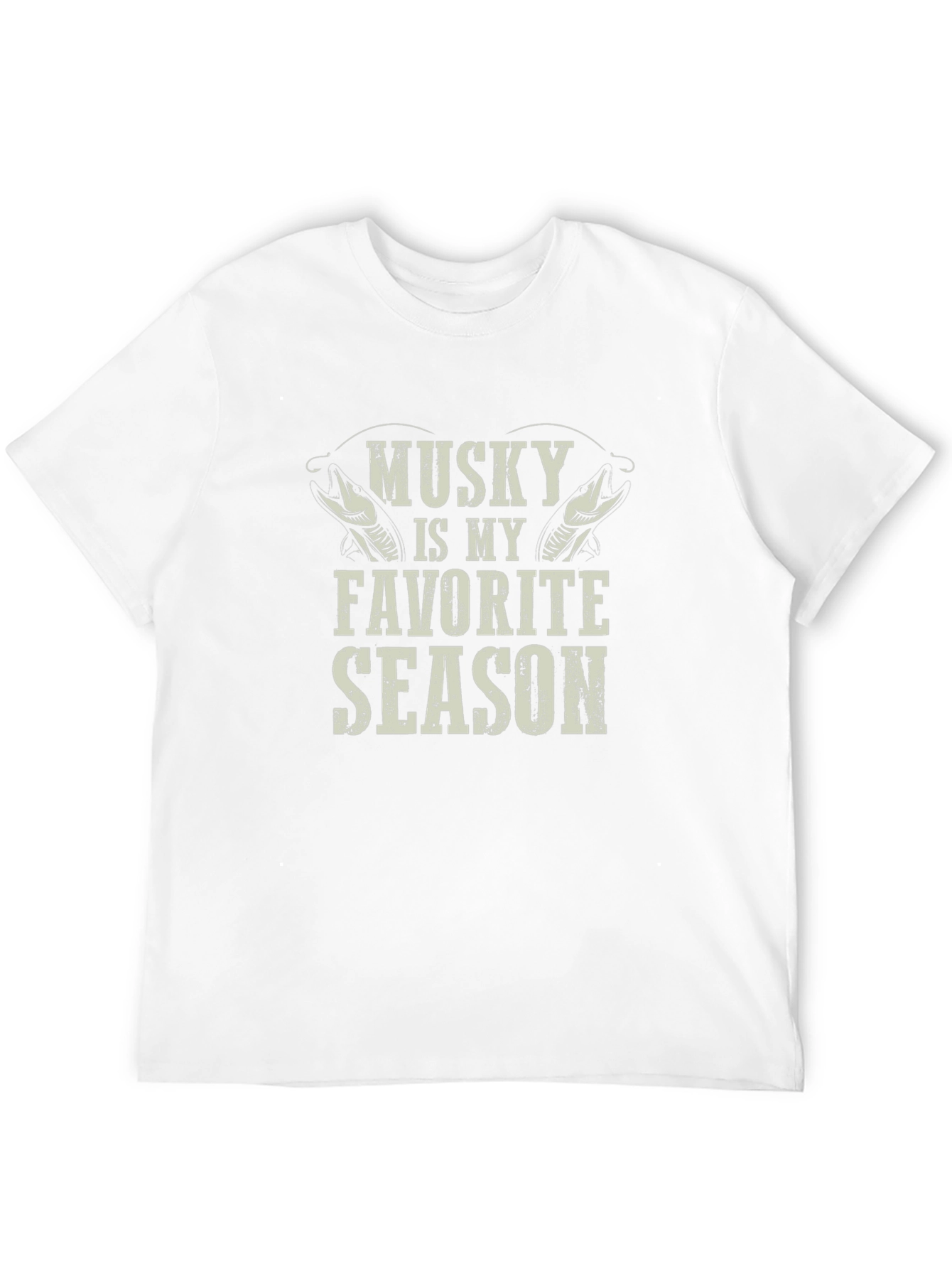 Musky Is My Favorite Season Black T-Shirt