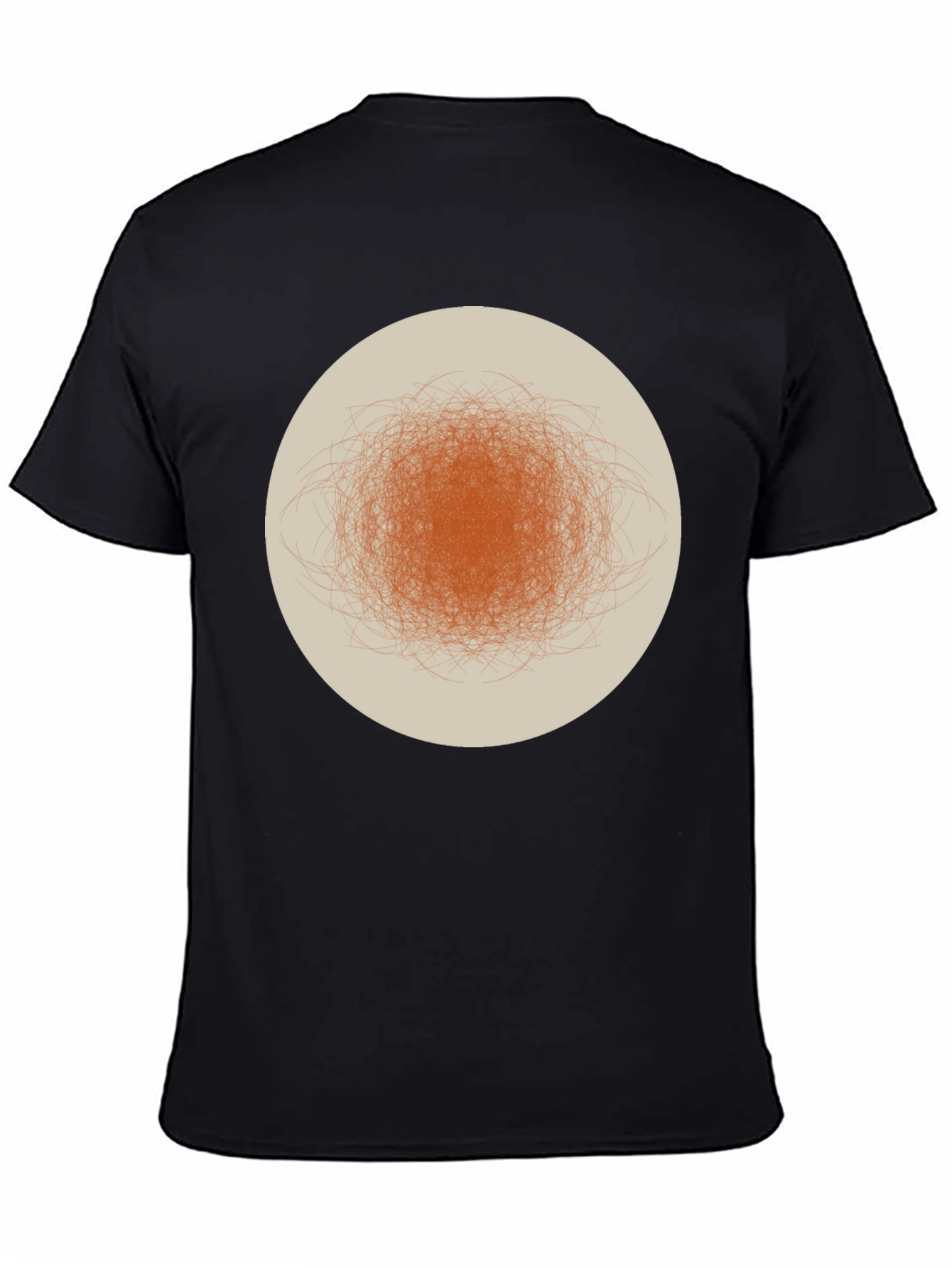 Abstract Circle Graphic Tee - Modern Casual