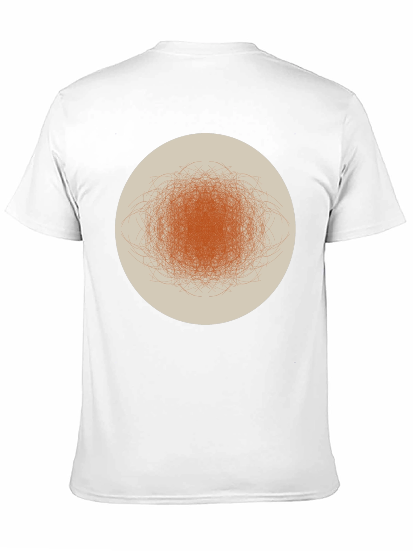 Abstract Circle Graphic Tee - Modern Casual
