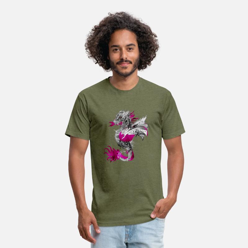 artistic mystical dragon in watercolor style