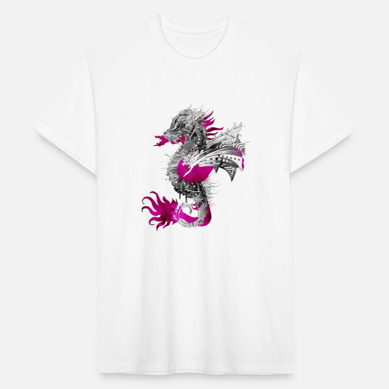 artistic mystical dragon in watercolor style