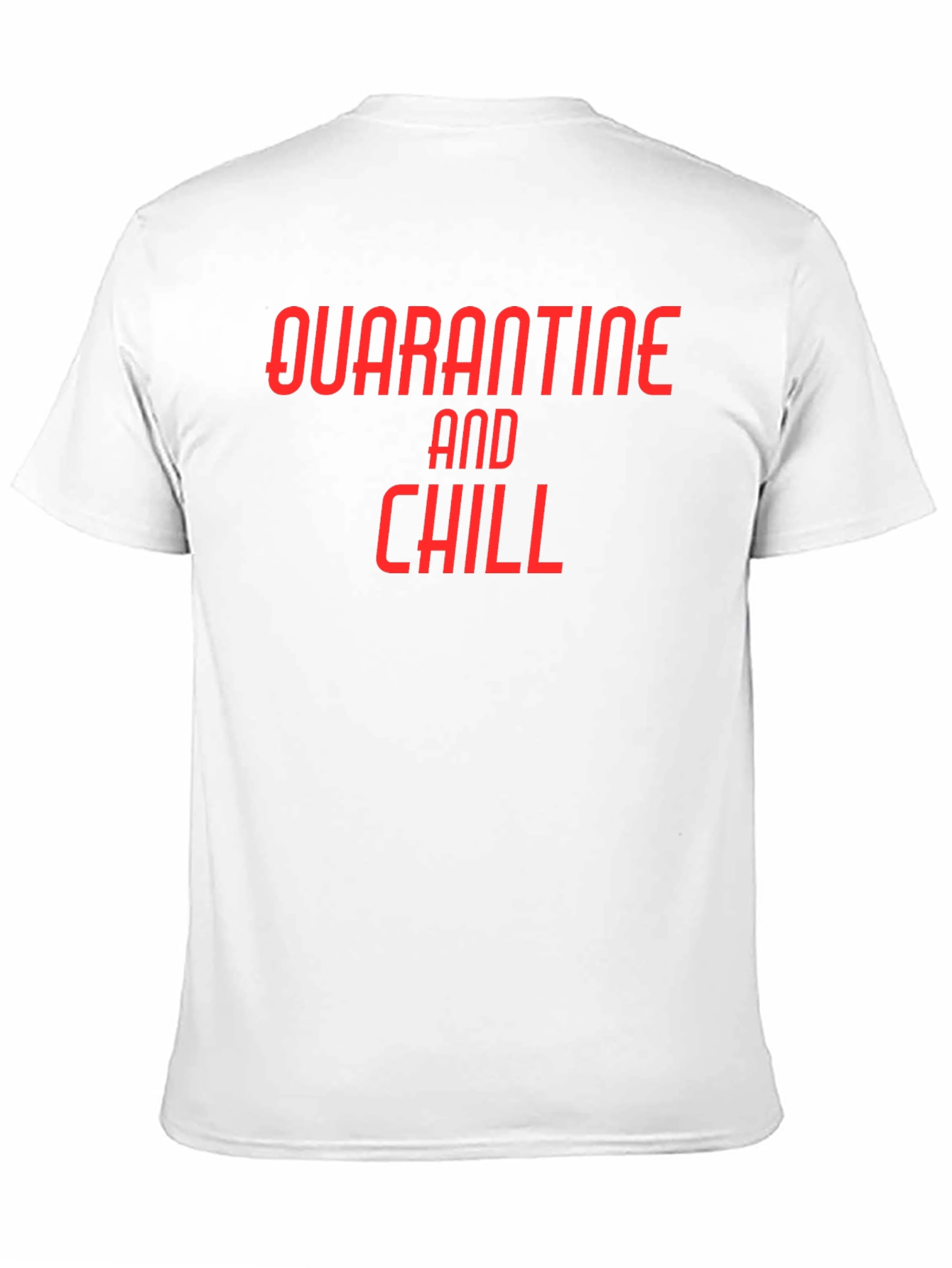 Quarantine and Chill Black Graphic Tee
