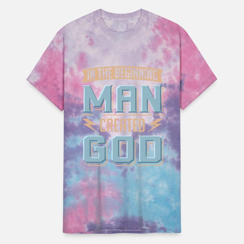 Atheist Man Created God Anti Religion Agnostic