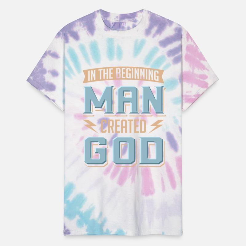 Atheist Man Created God Anti Religion Agnostic