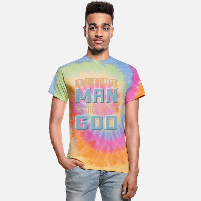 Atheist Man Created God Anti Religion Agnostic