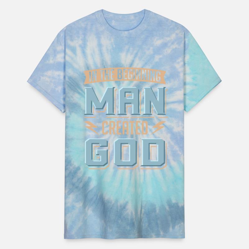 Atheist Man Created God Anti Religion Agnostic