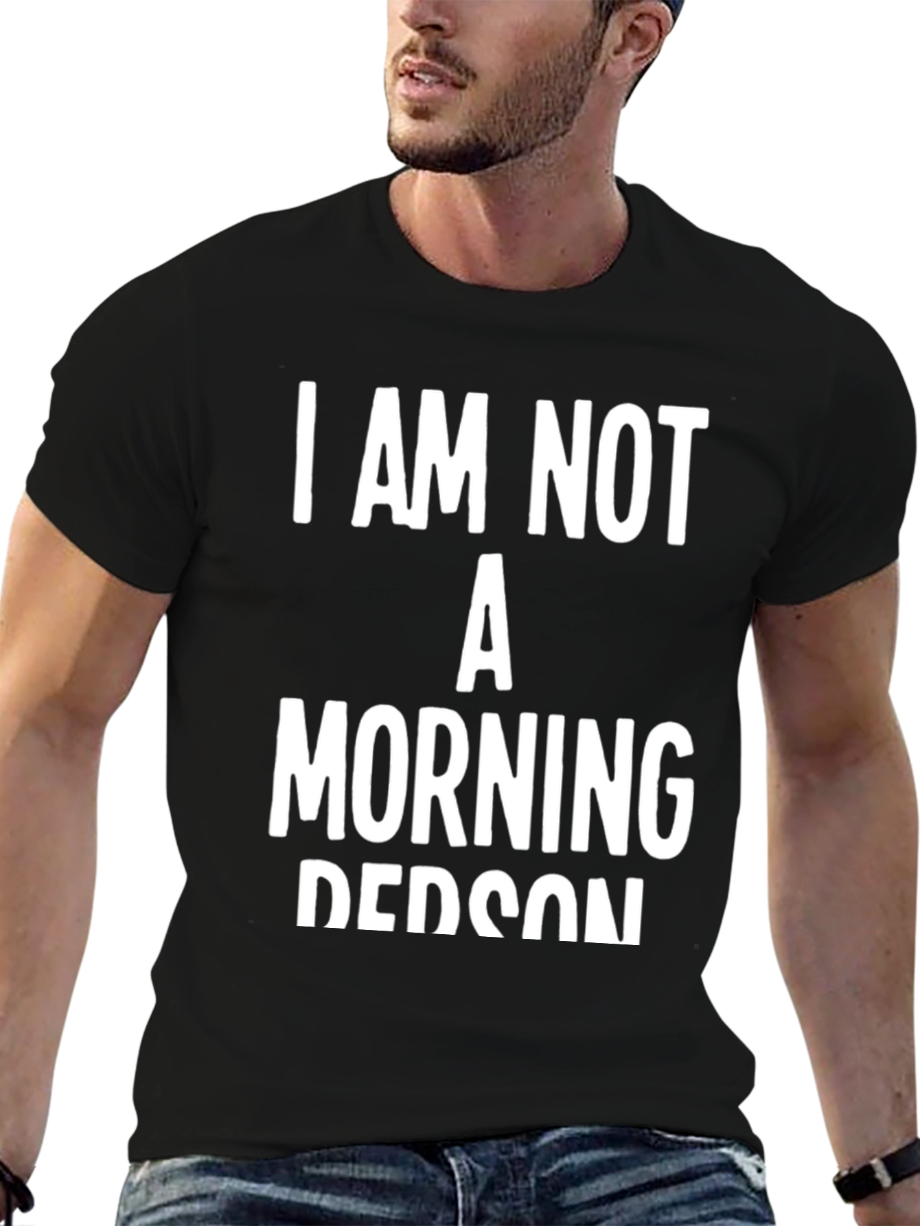 I Am Not A Morning Person Graphic Tee