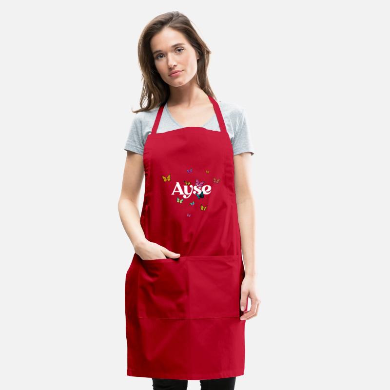AYSE - beautiful girl name with cute butterflies
