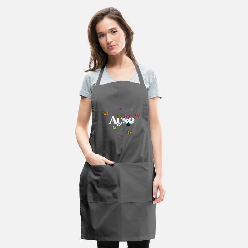 AYSE - beautiful girl name with cute butterflies