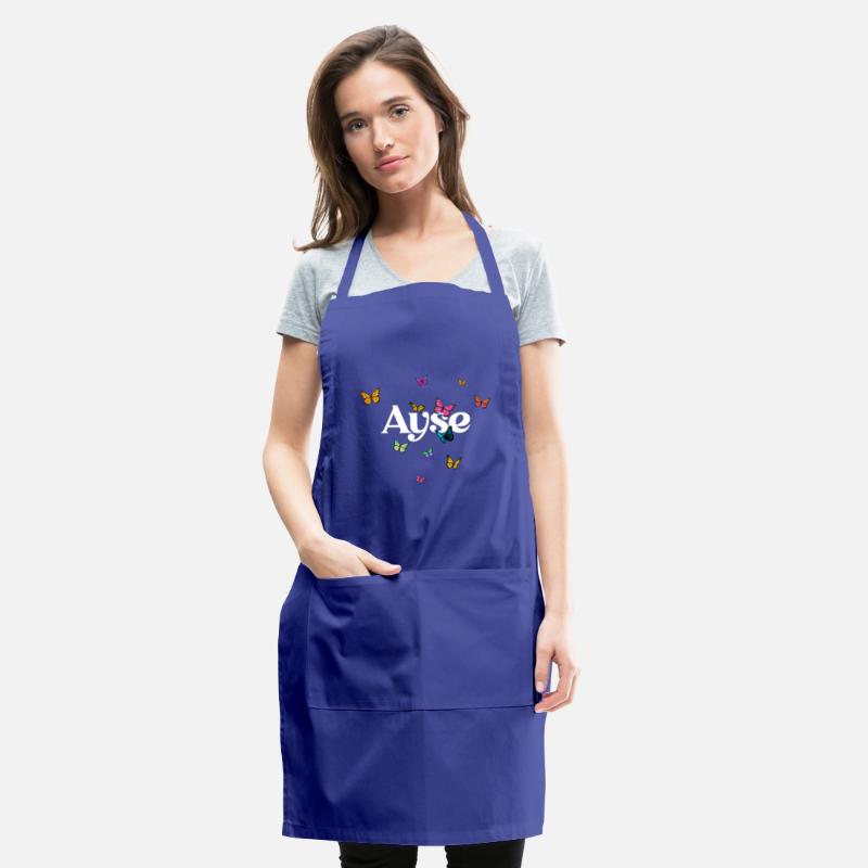 AYSE - beautiful girl name with cute butterflies