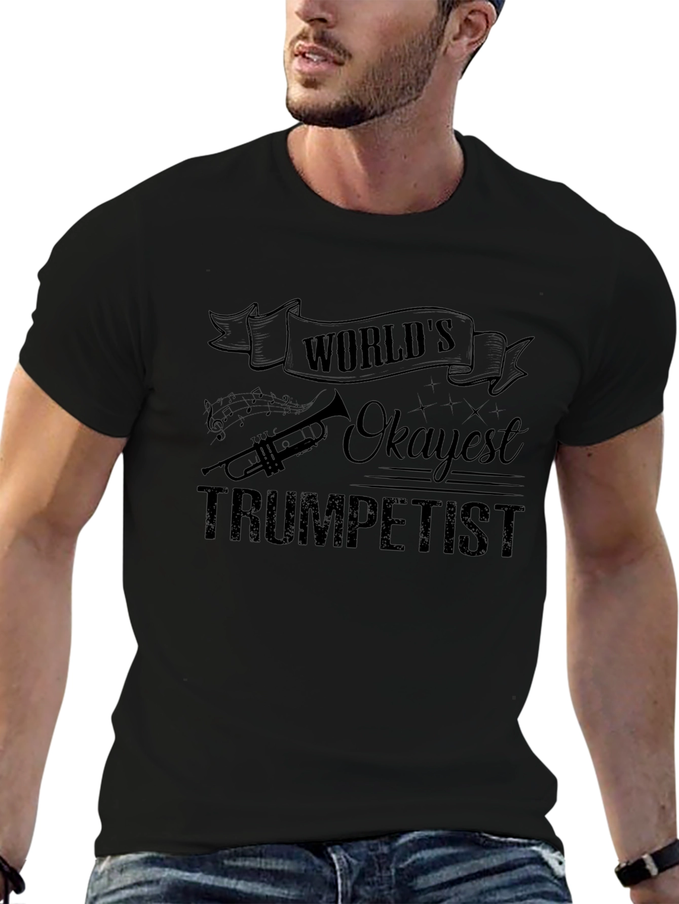 Worlds Okayest Trumpetist Graphic T-Shirt