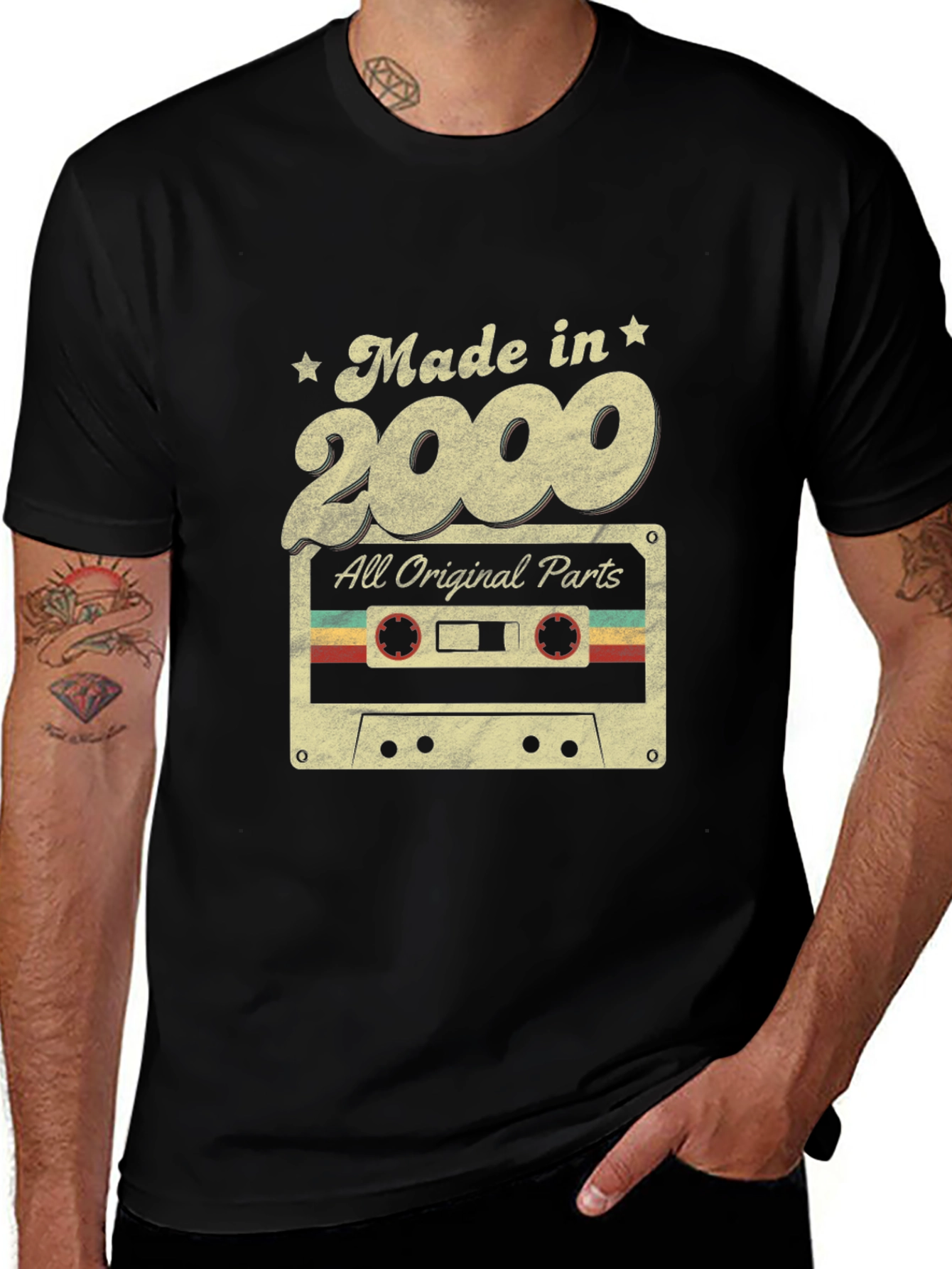 Made in 2000 All Original Parts Graphic T-Shirt