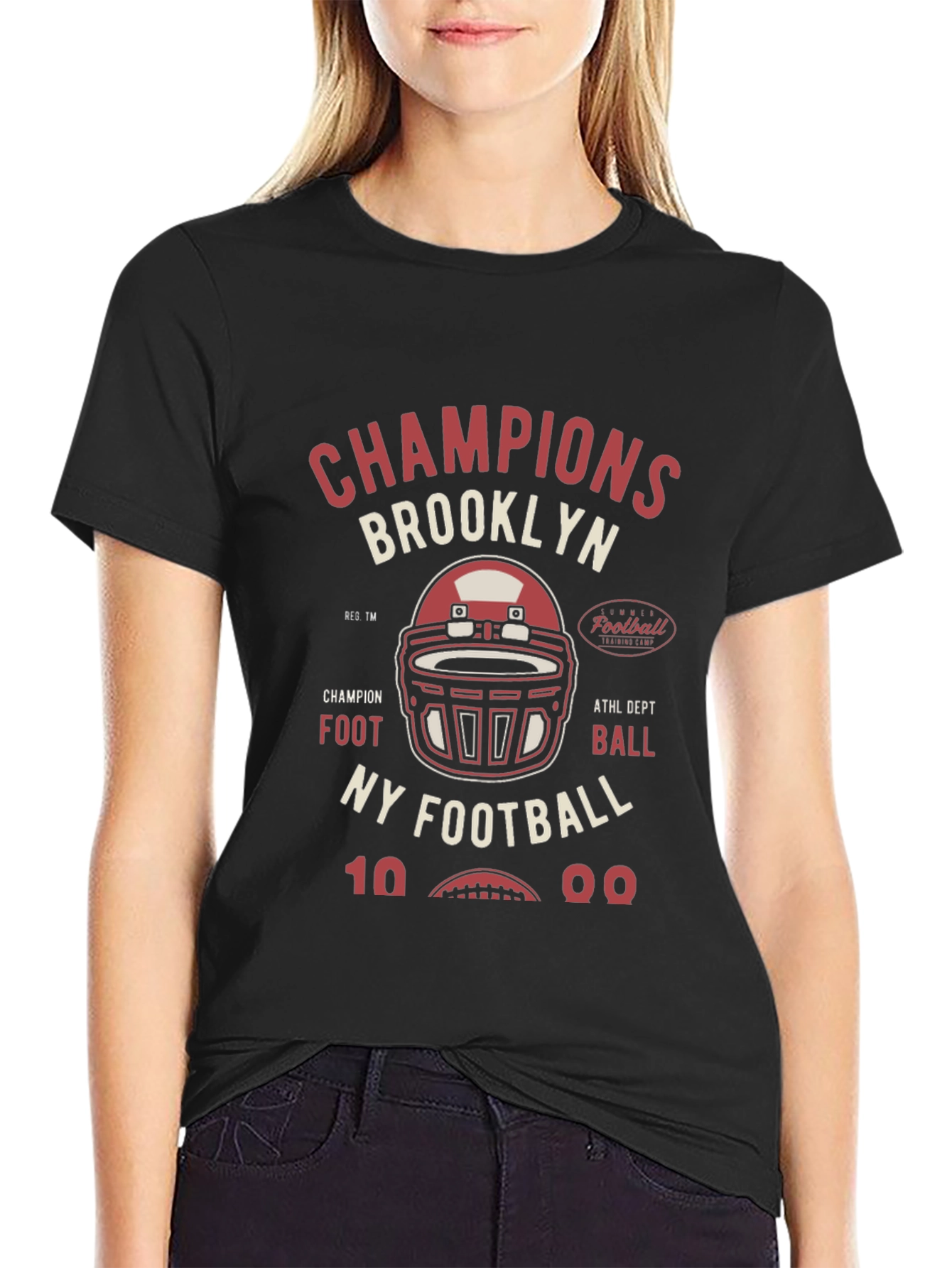 Brooklyn Champions Football Graphic T-Shirt