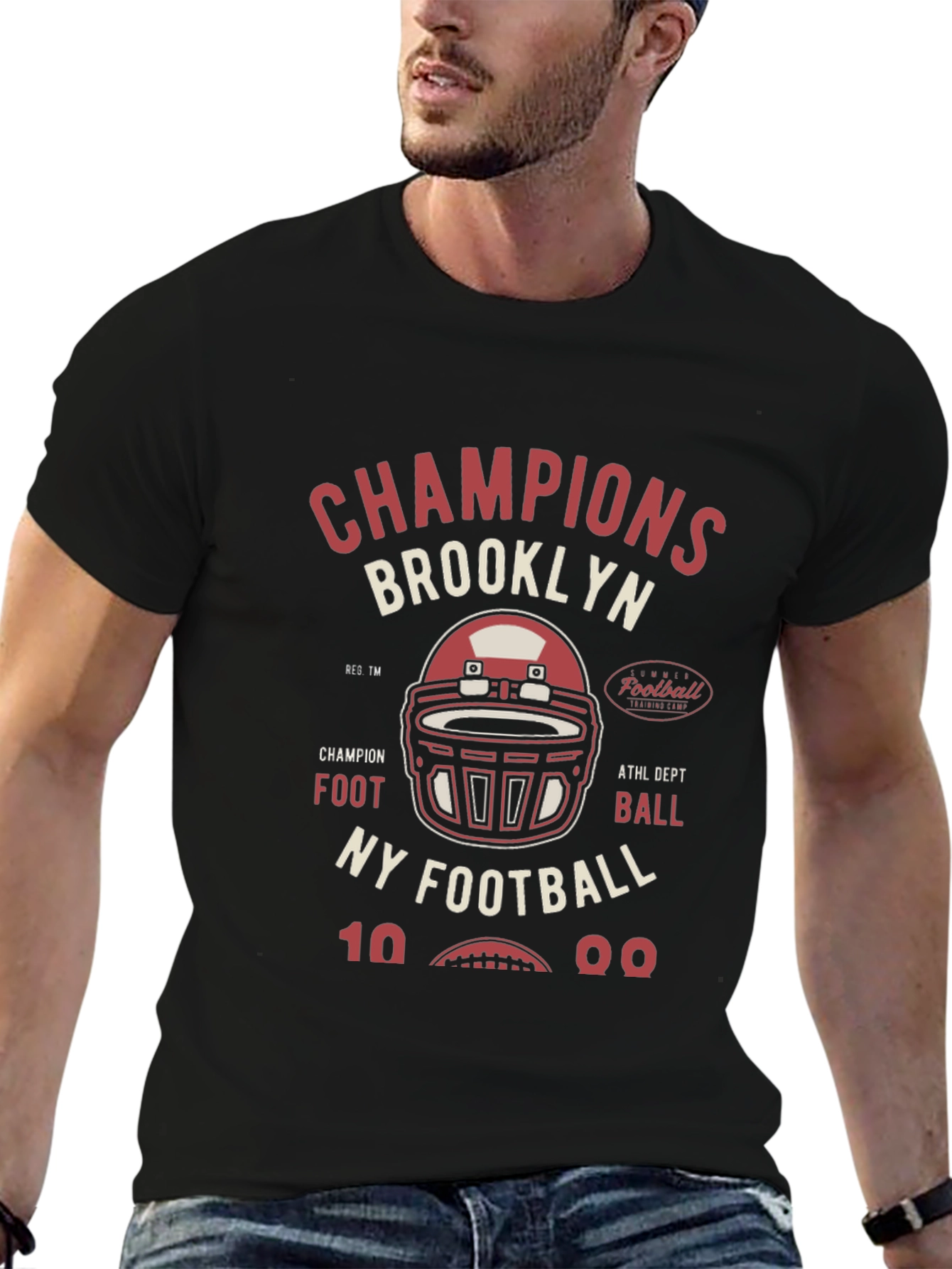 Brooklyn Champions Football Graphic T-Shirt