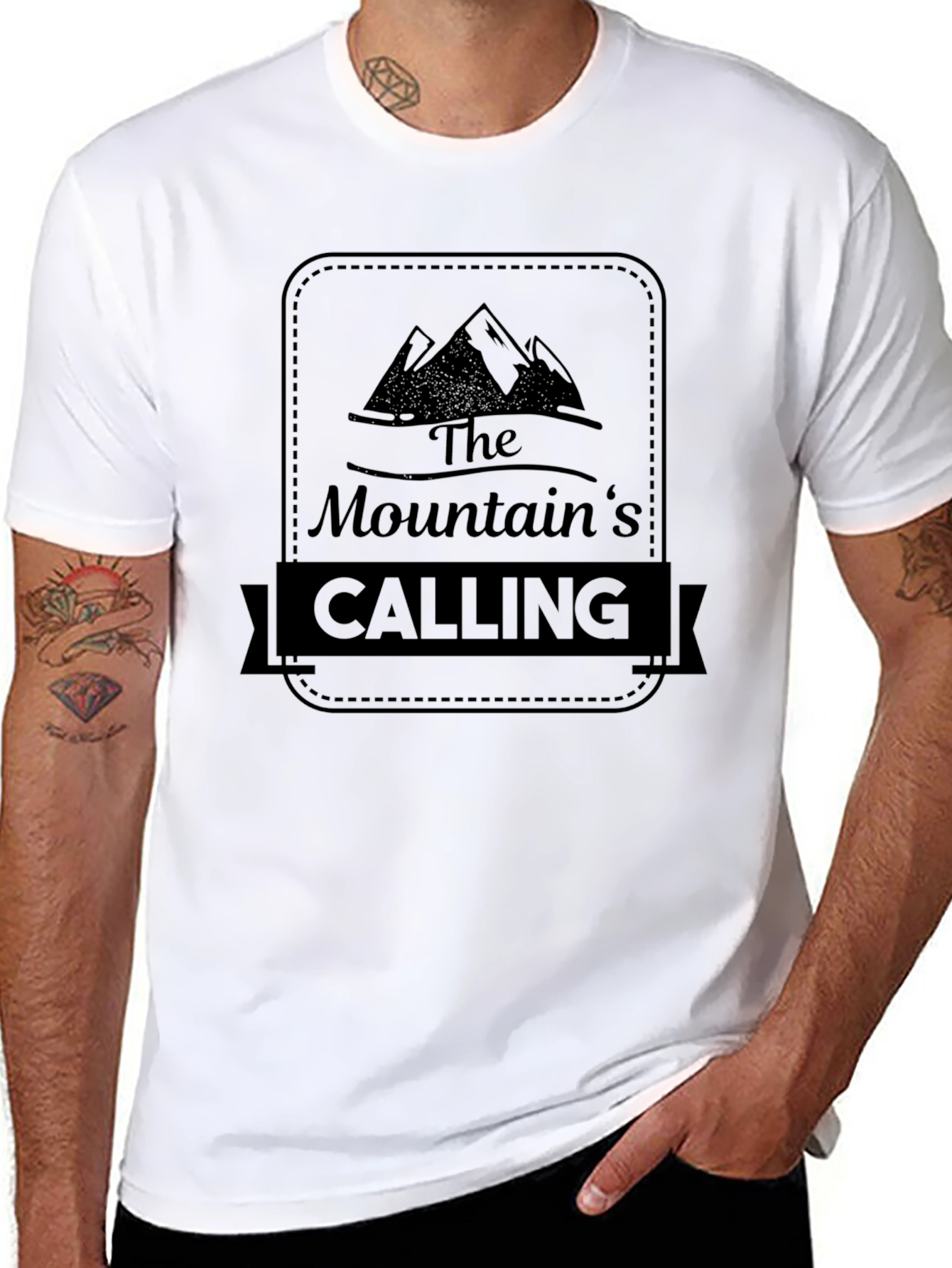 Mountains Calling Graphic T-Shirt