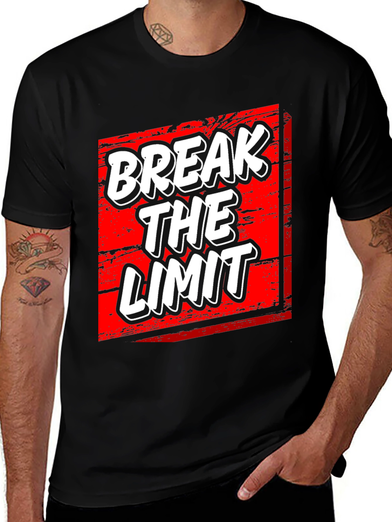 Break the Limit Graphic Tee - Black