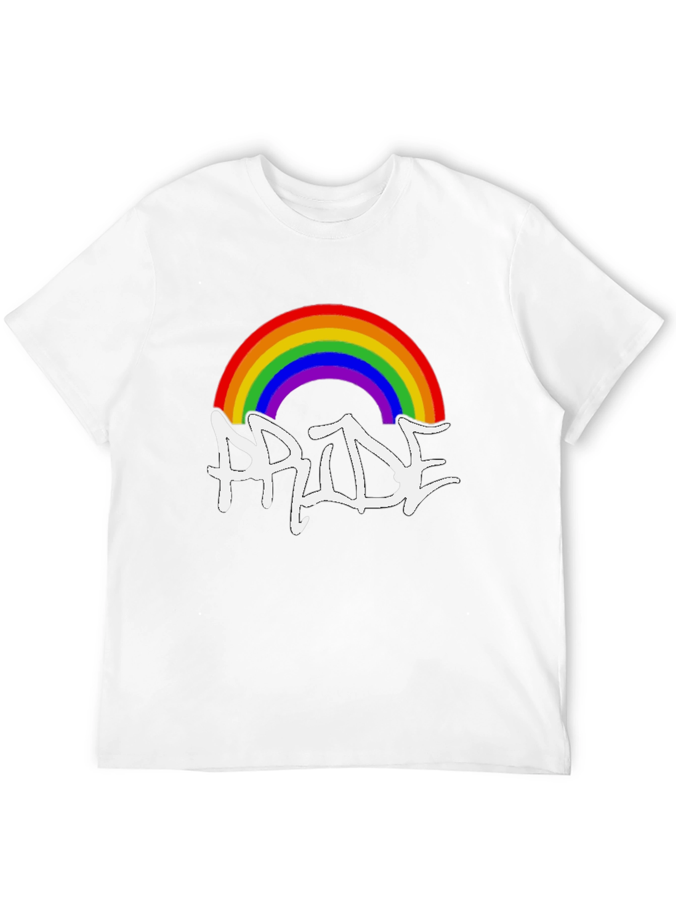 Rainbow Pride Graphic Tee - Black Unisex Shirt