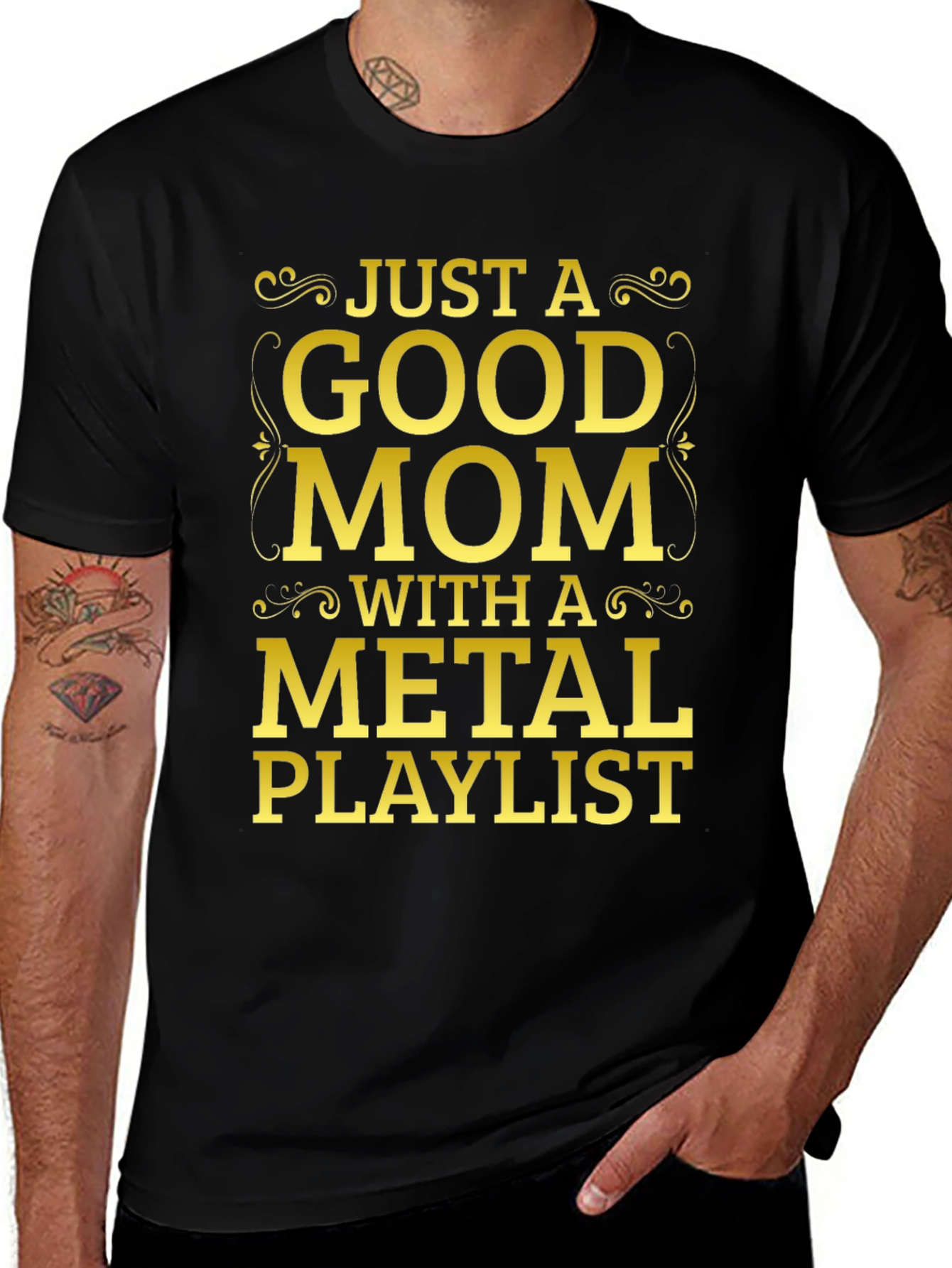 Metal Mom T-Shirt - Rock & Roll Style!