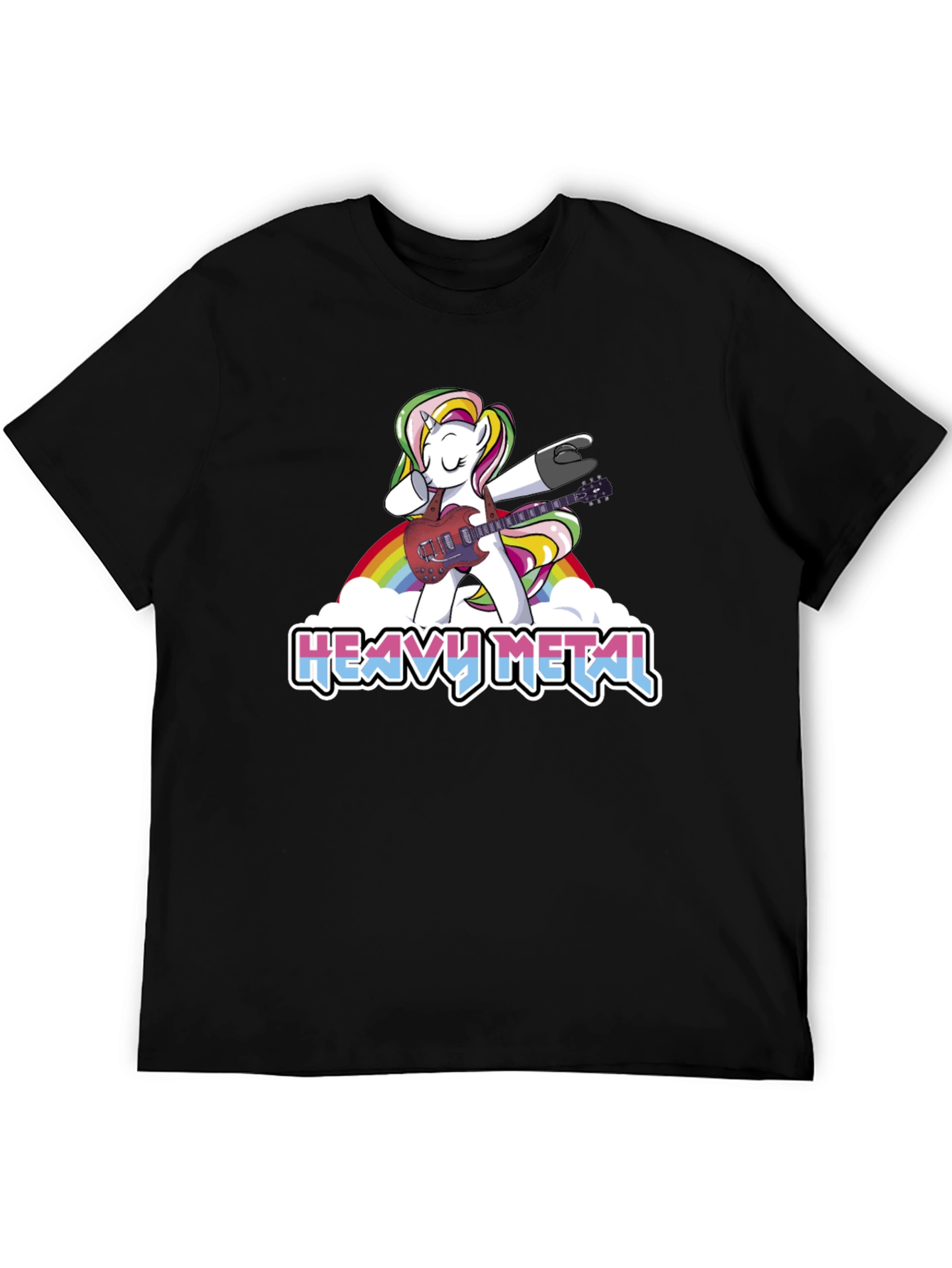 Heavy Metal Unicorn Dab T-Shirt