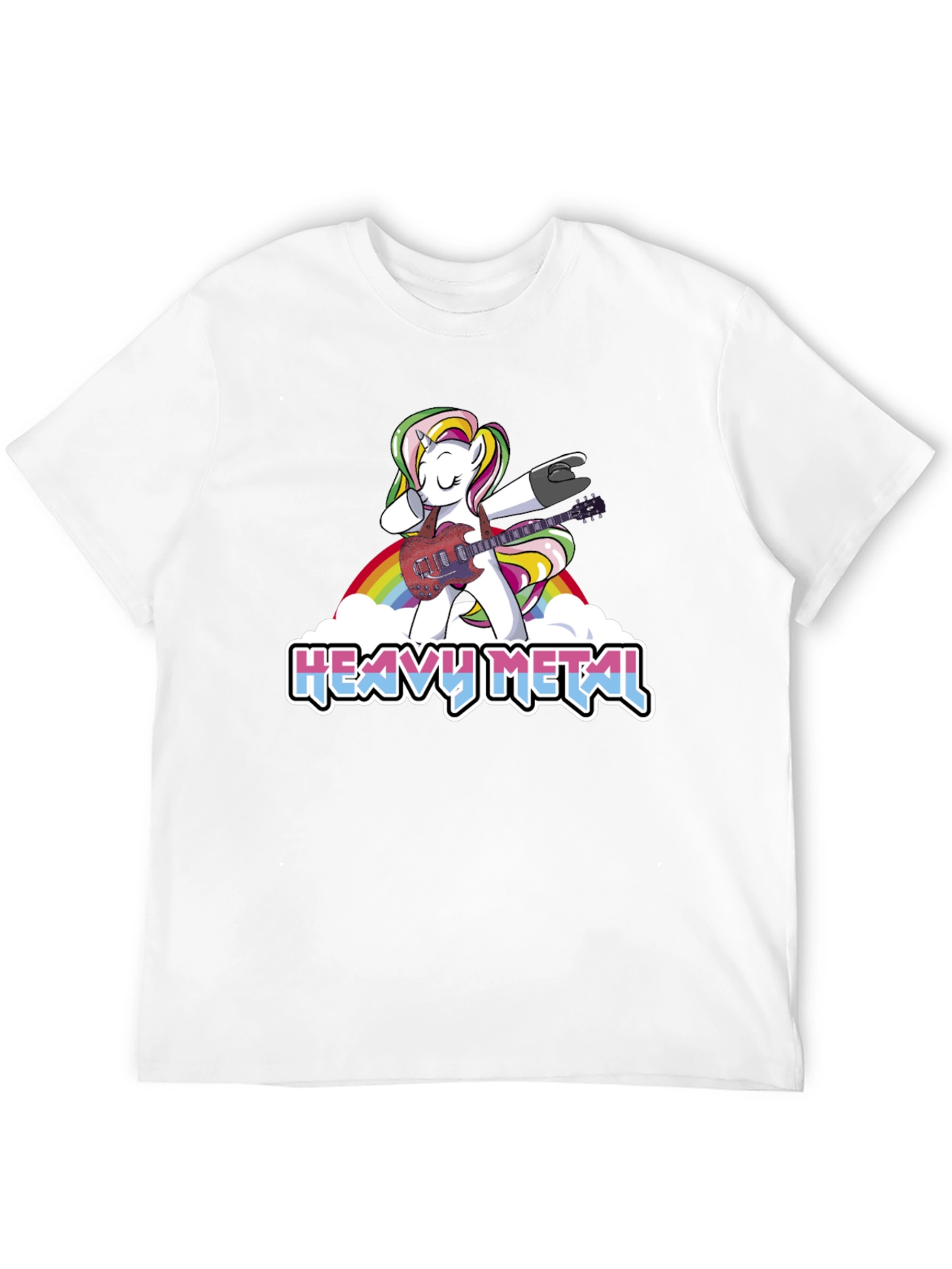 Heavy Metal Unicorn Dab T-Shirt