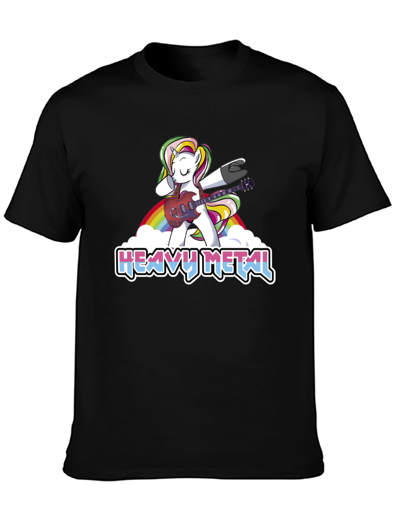 Heavy Metal Unicorn Dab T-Shirt