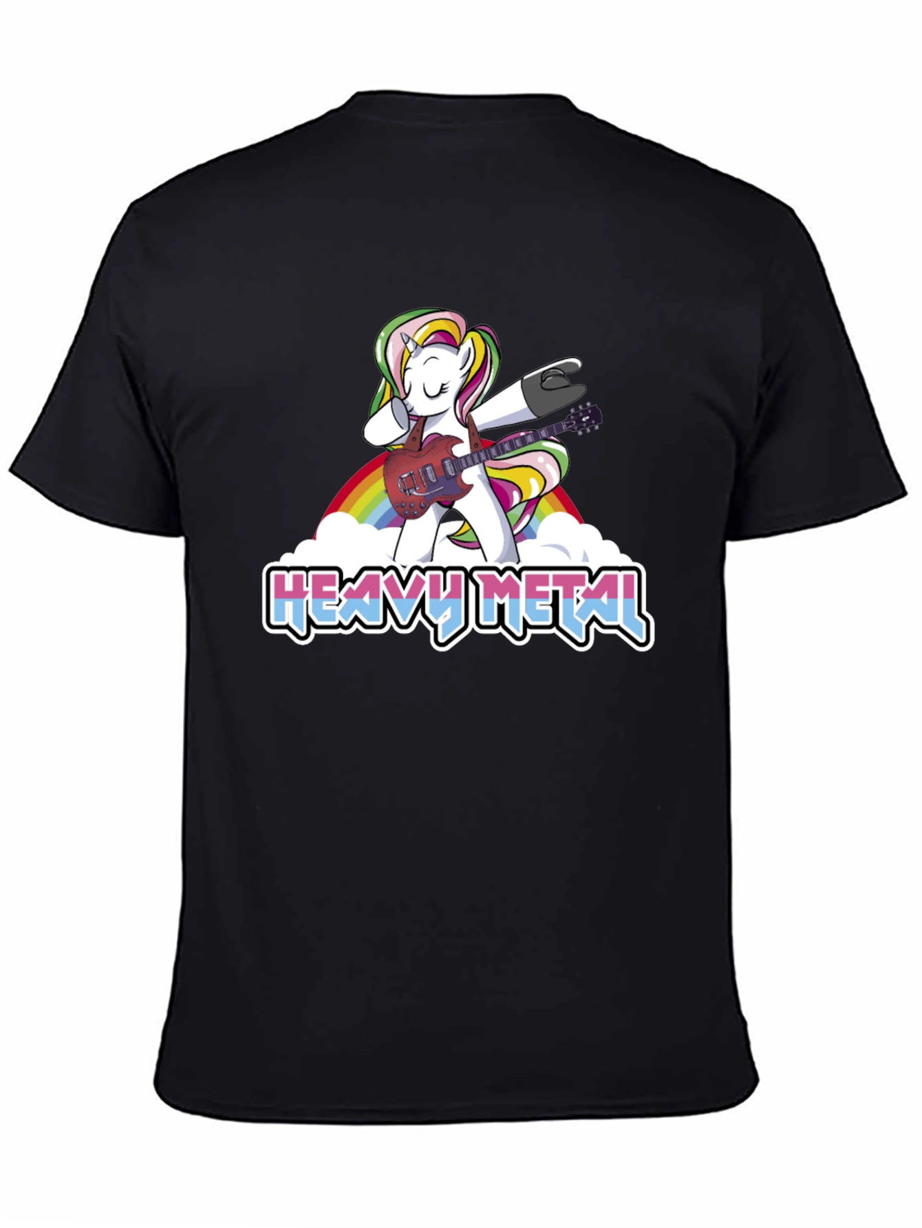 Heavy Metal Unicorn Dab T-Shirt