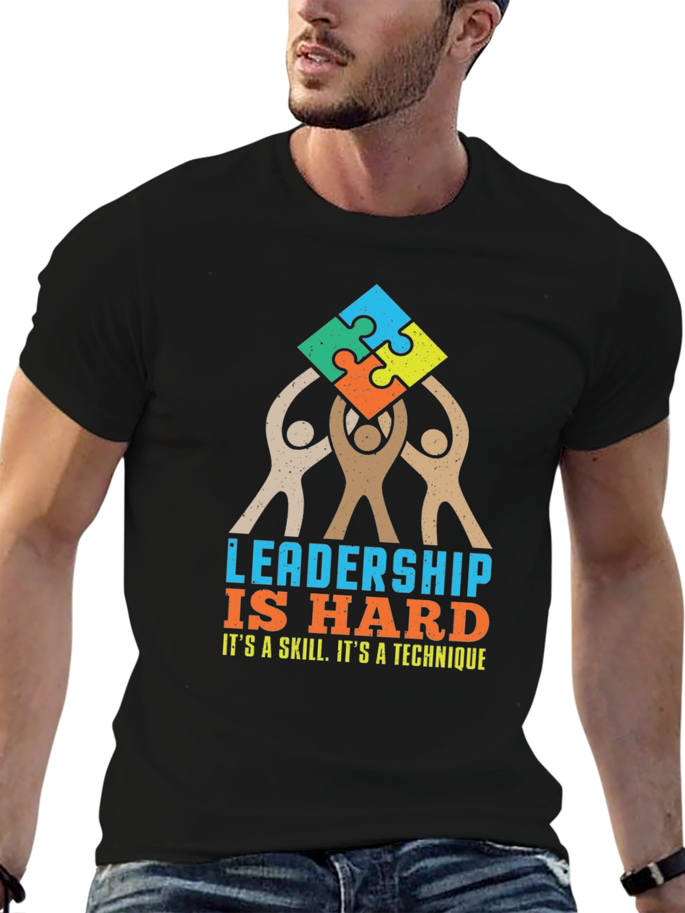 Leadership Puzzle T-Shirt: Hard Skill Tee