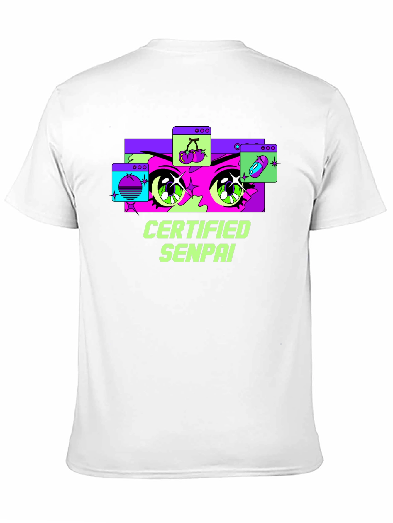 Certified Senpai Anime Style Graphic Tee