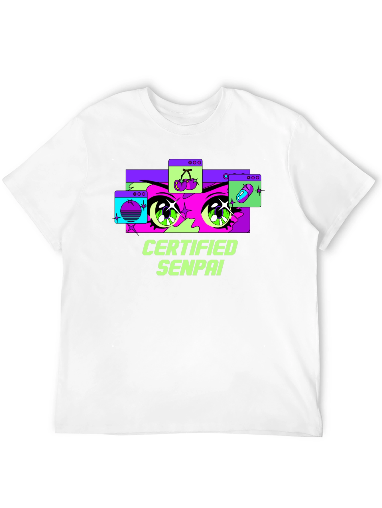 Certified Senpai Anime Style Graphic Tee