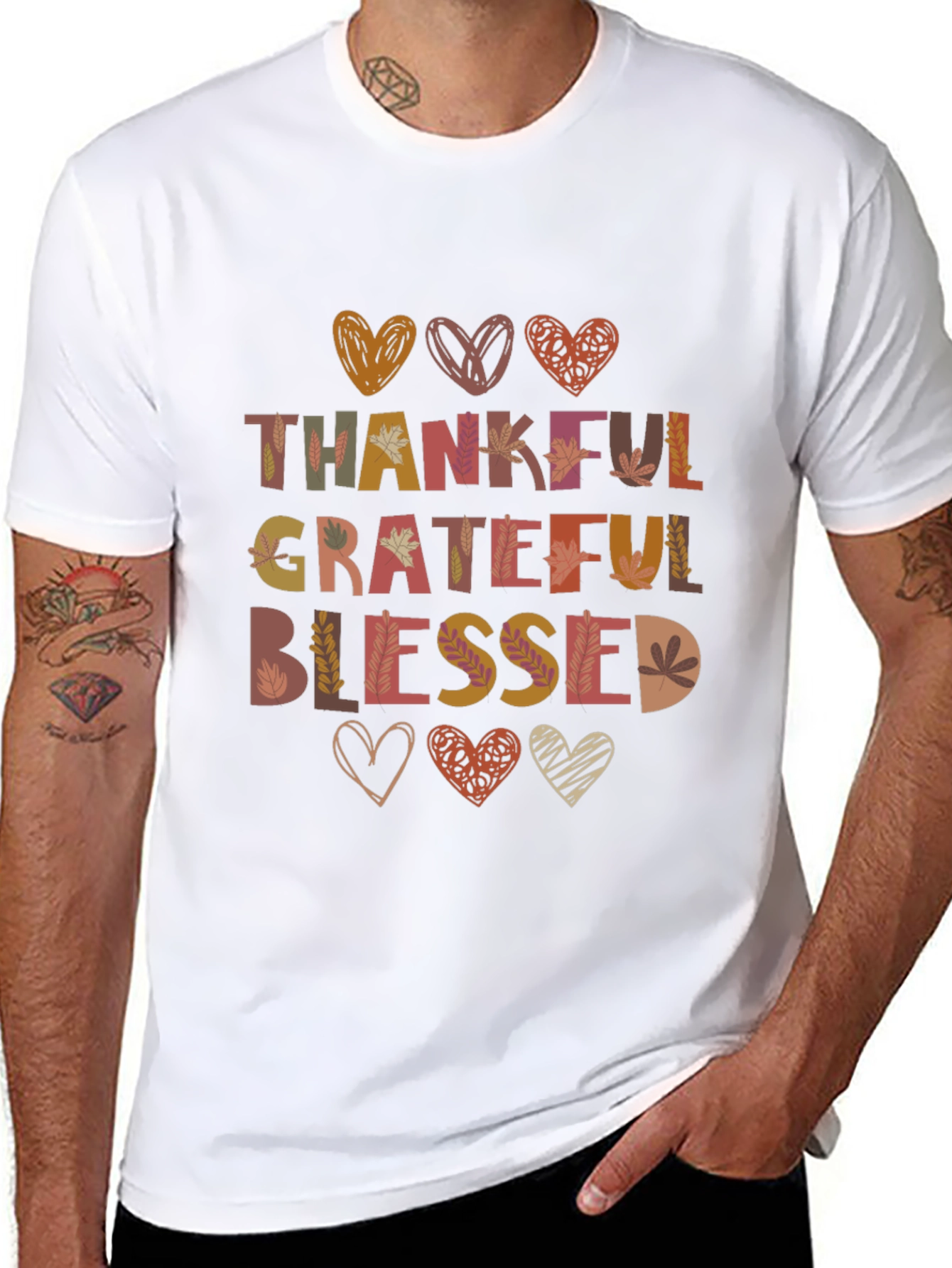 Thankful Grateful Blessed T-Shirt