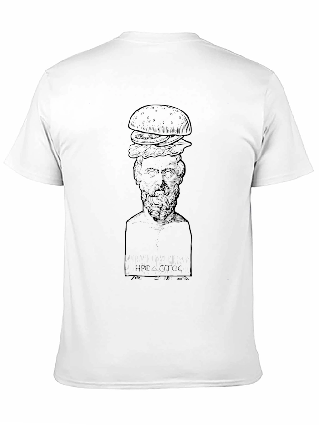 Herodotus Burger Black T-Shirt