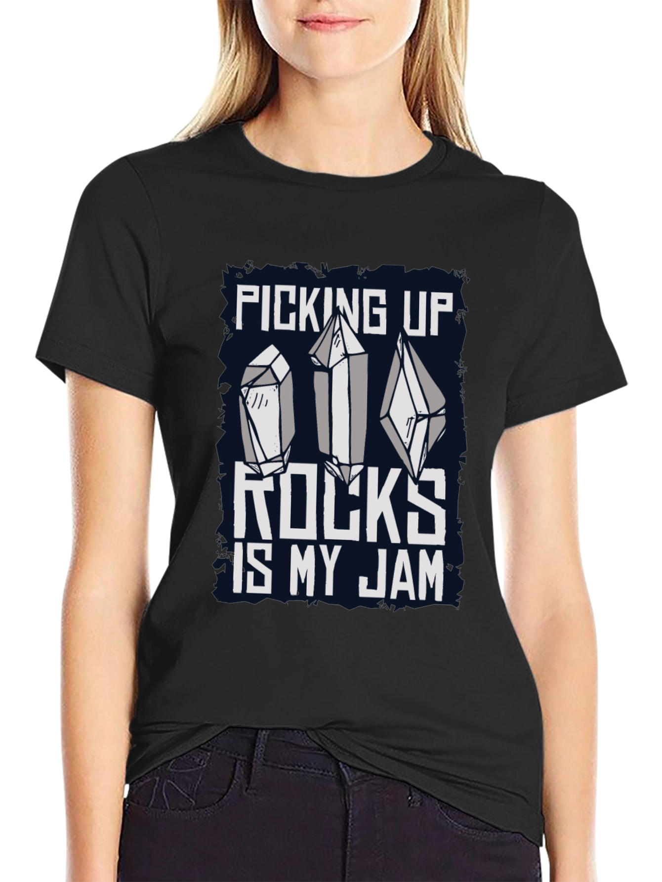 Picking Up Rocks Is My Jam Graphic Tee