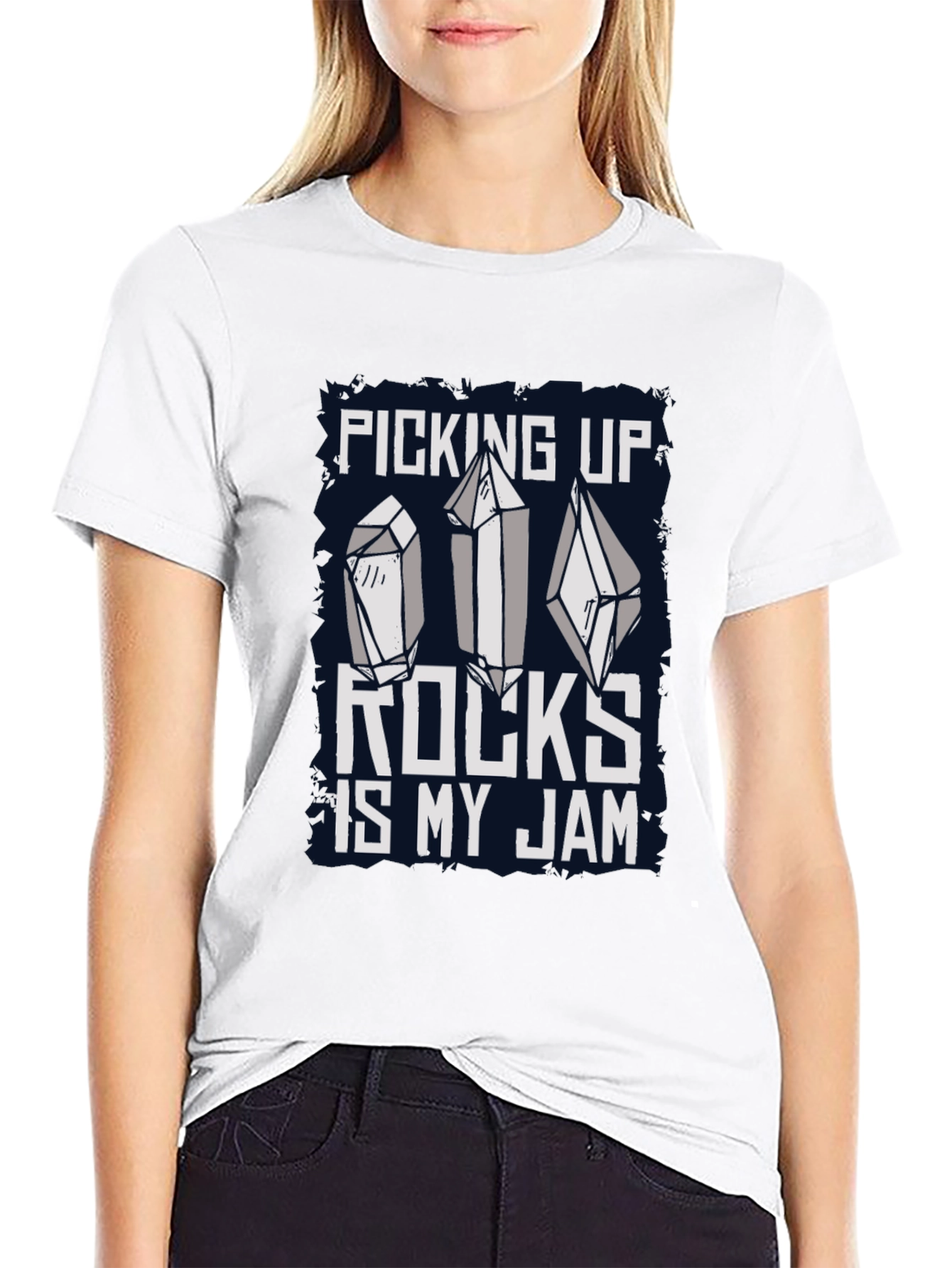 Picking Up Rocks Is My Jam Graphic Tee