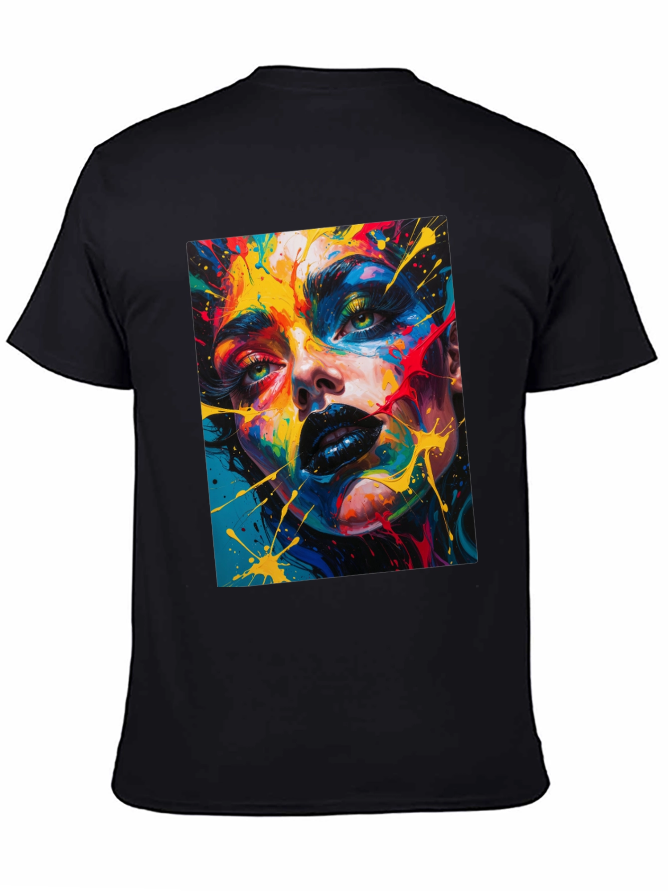 Abstract Art Woman Graphic Tee