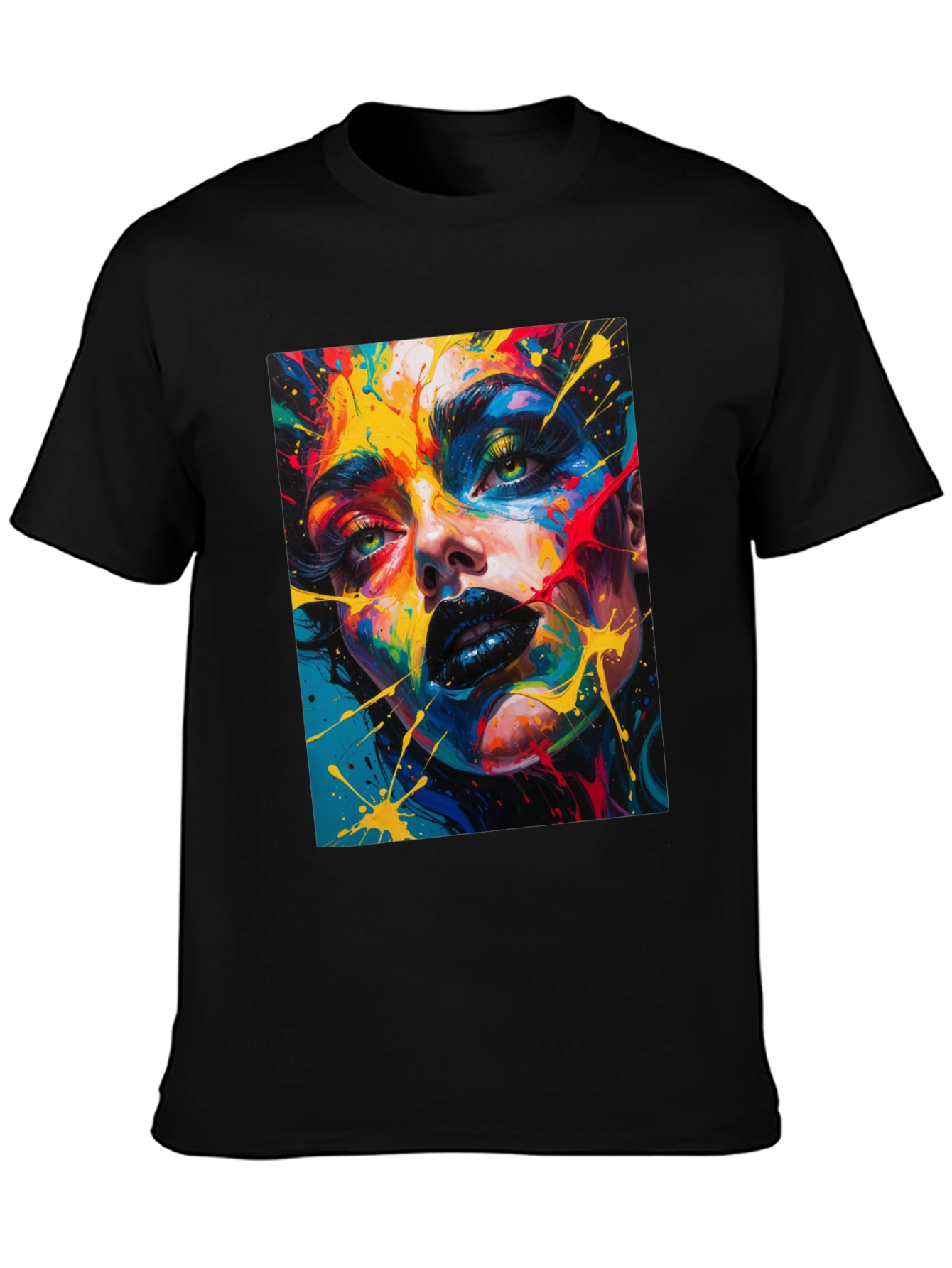 Abstract Art Woman Graphic Tee
