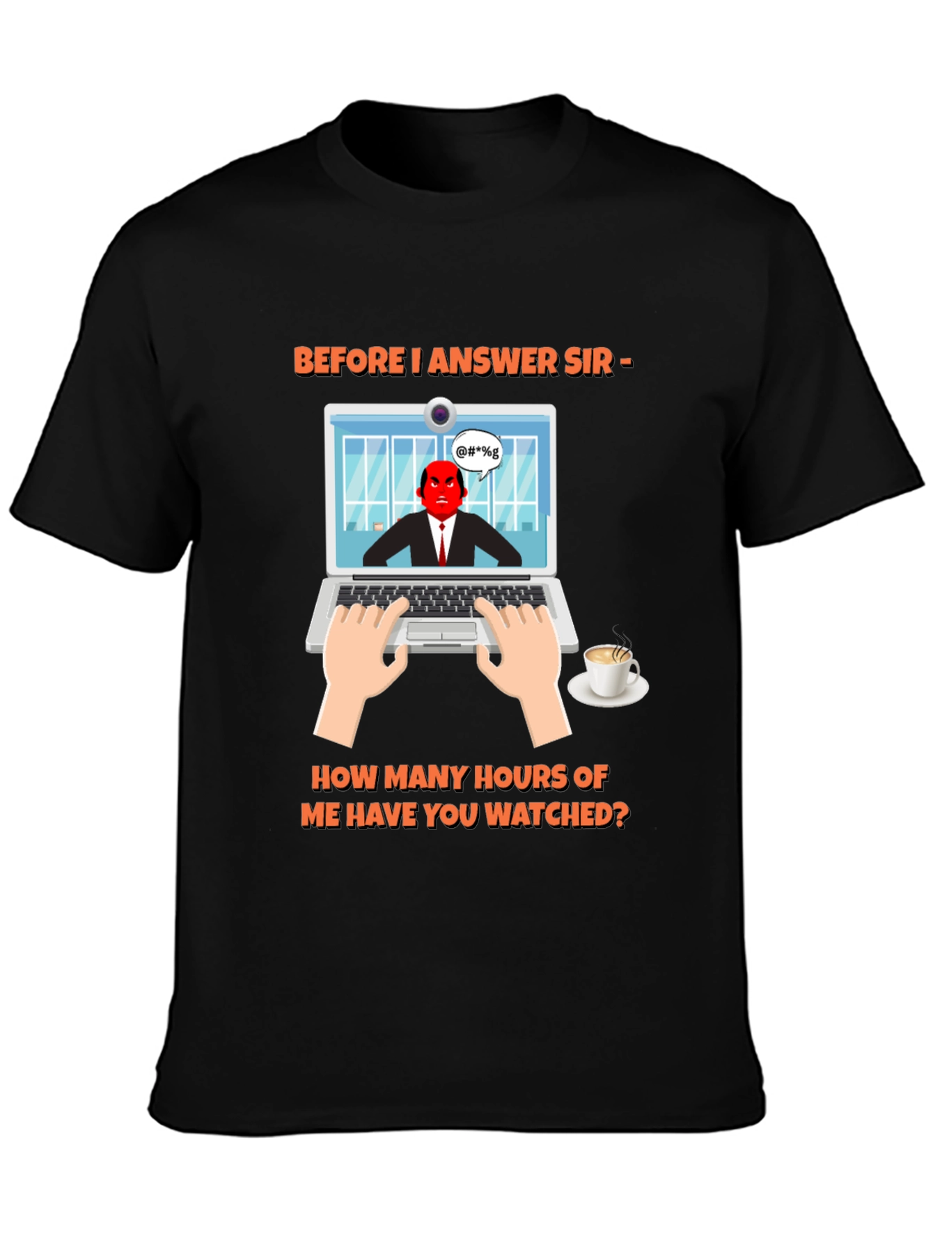Before I Answer Funny Graphic Tee