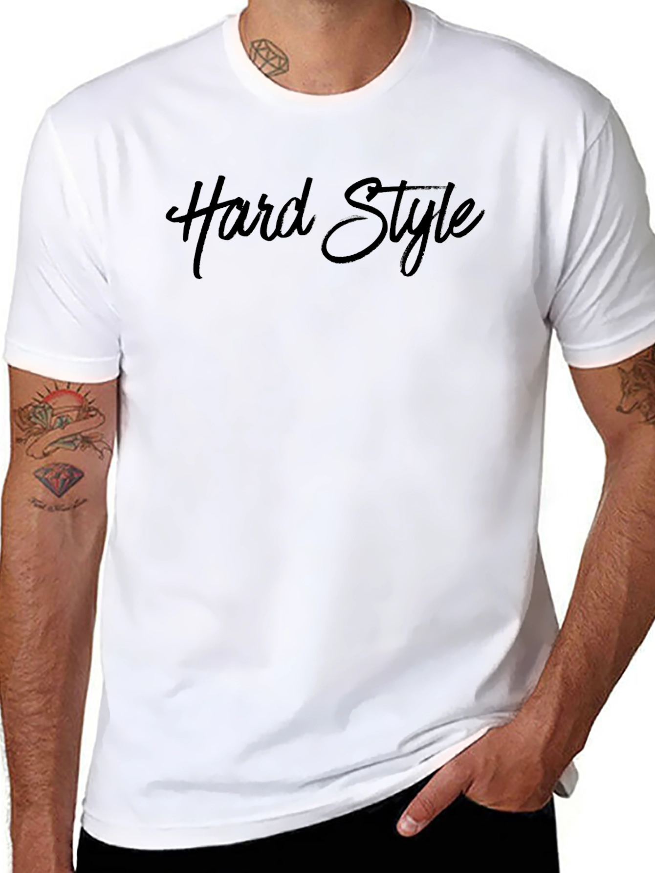 Hard Style Black T-Shirt - Casual Fashion