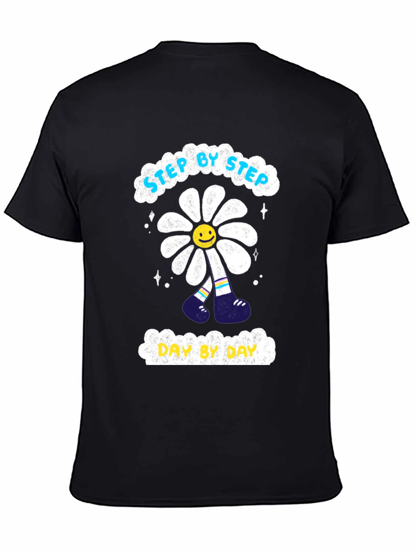 Step By Step Daisy Graphic T-Shirt