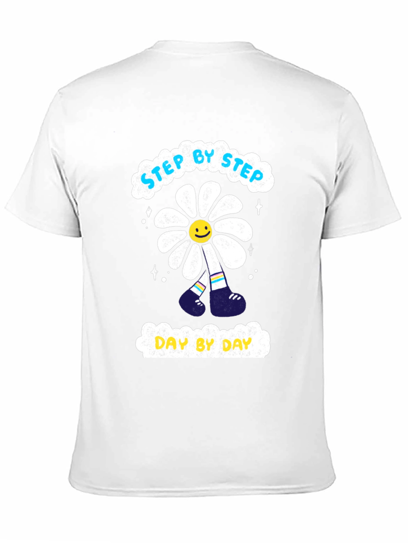 Step By Step Daisy Graphic T-Shirt
