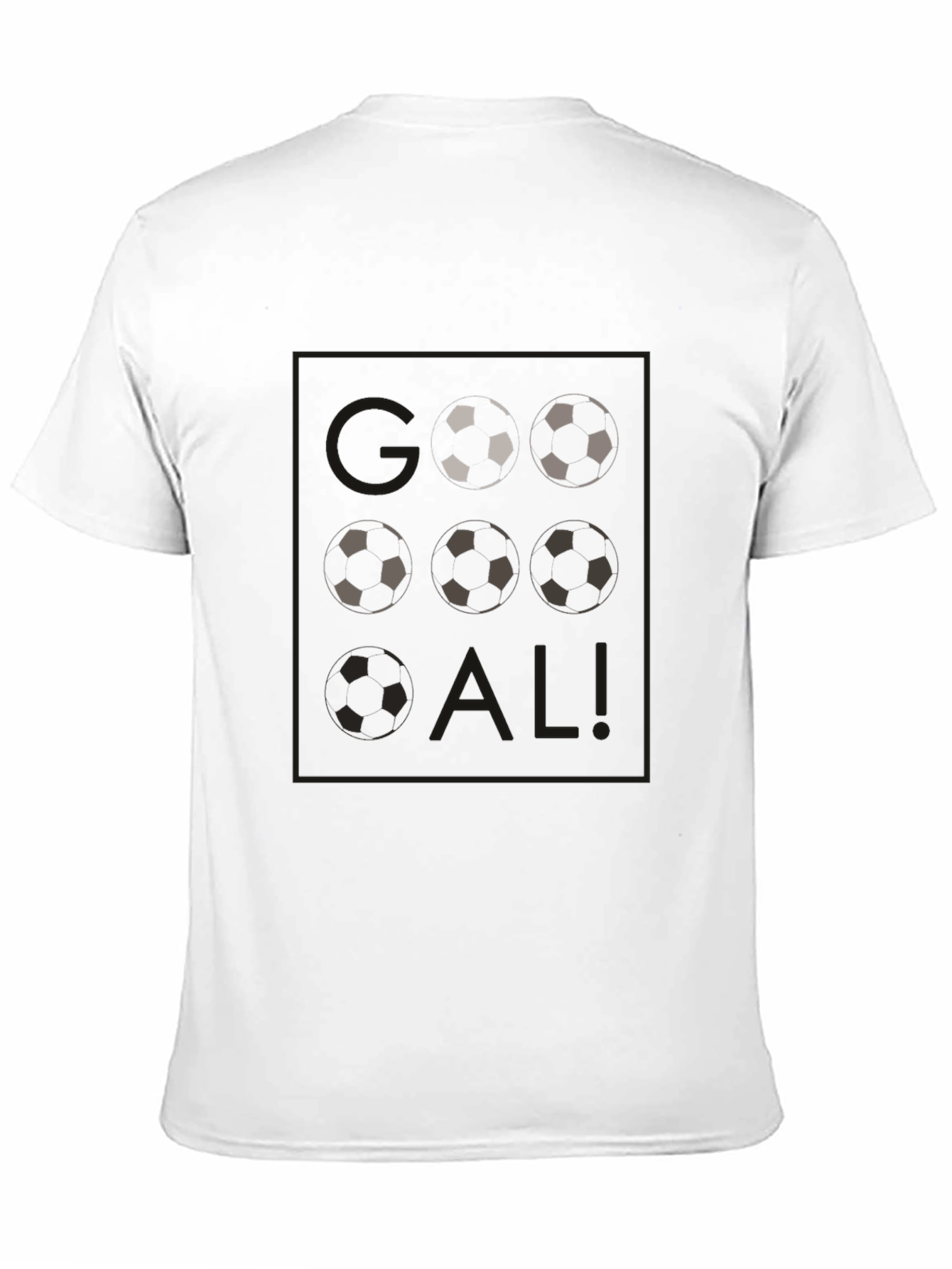 Soccer Ball Goal Graphic Tee - Stylish Black T-Shirt