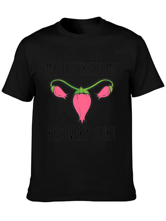 Hysterectomy Recovery T-Shirt - Uterus Design