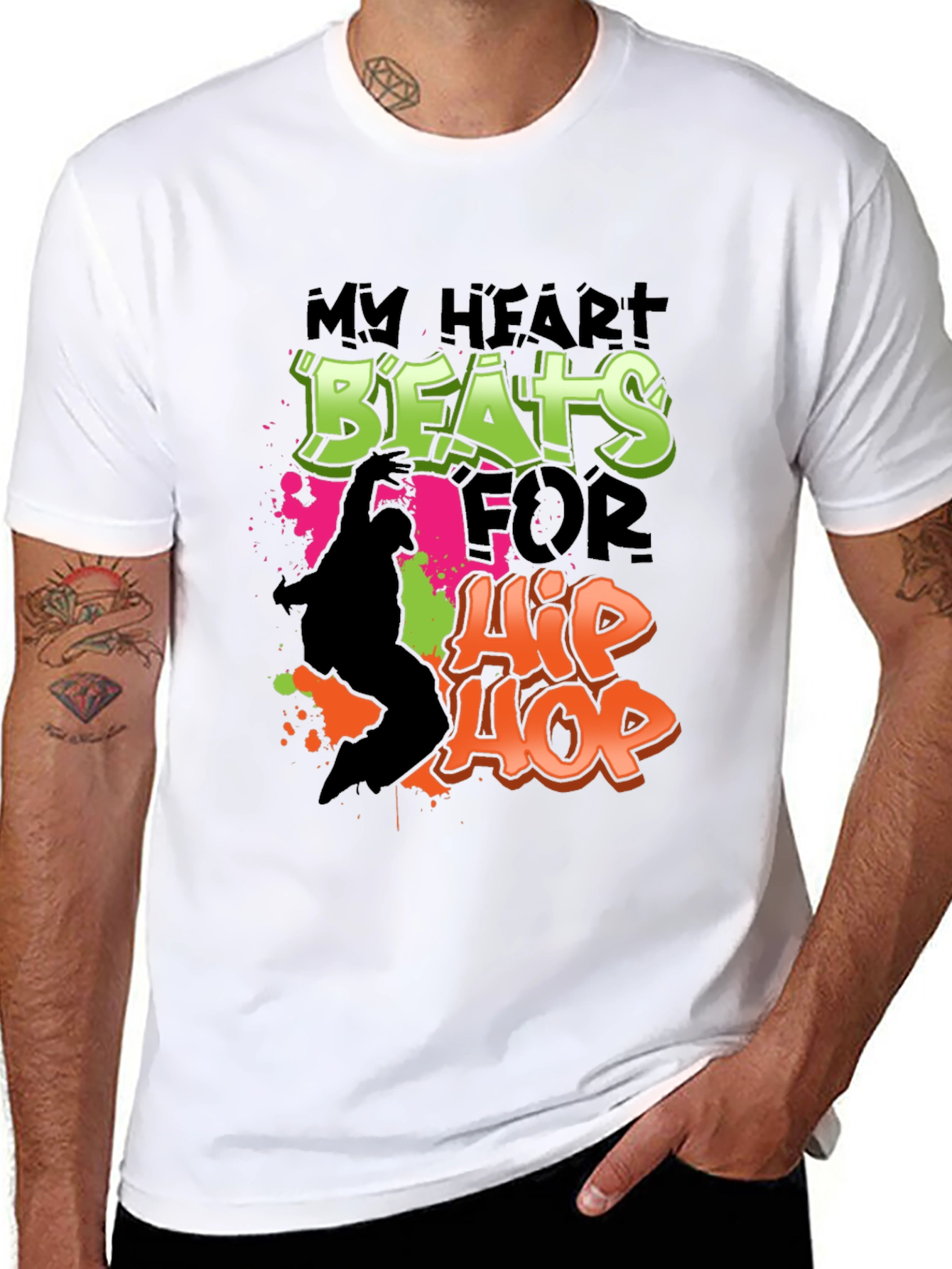 My Heart Beats For Hip Hop Graphic Tee