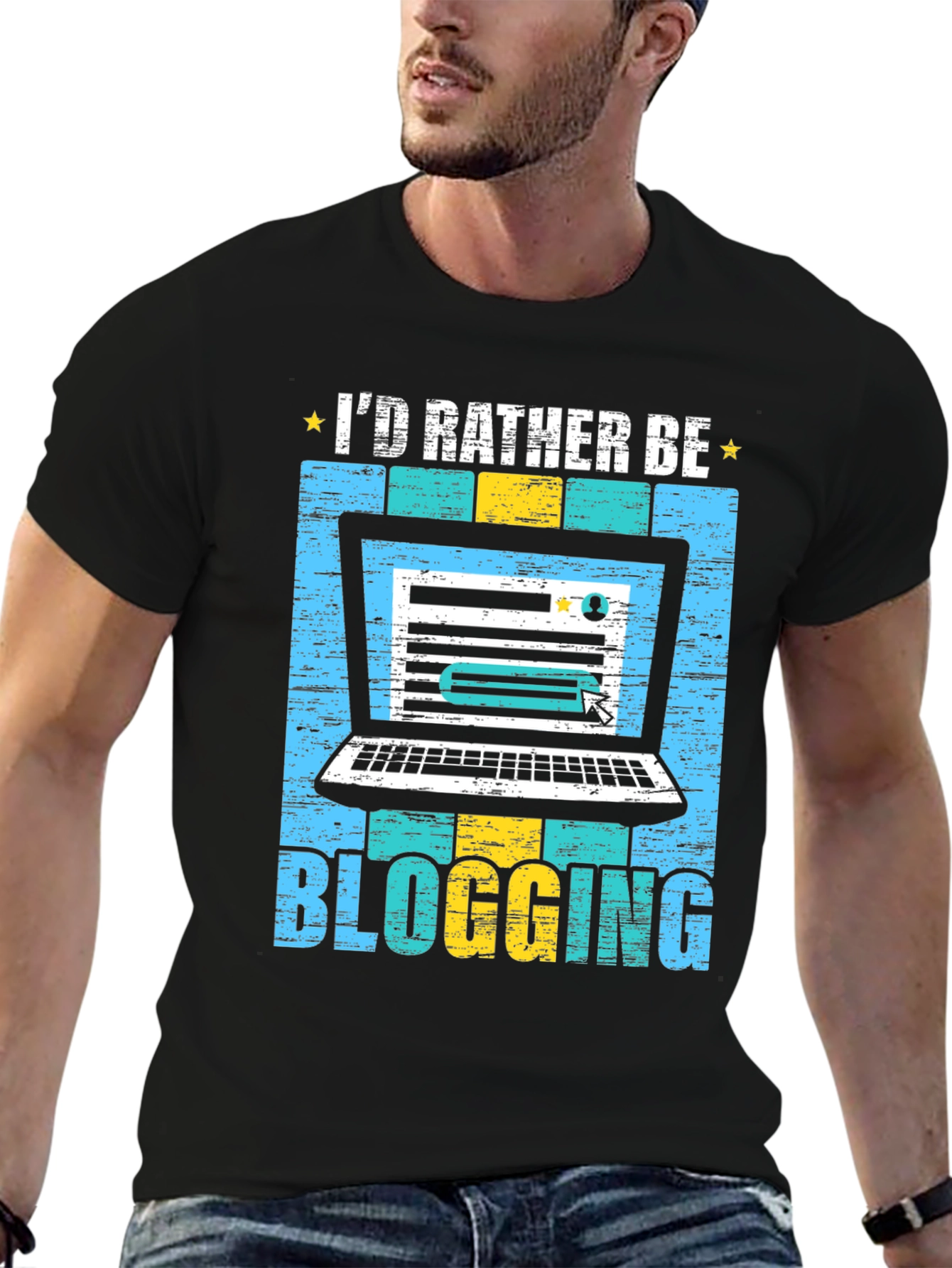 Id Rather Be Blogging T-Shirt